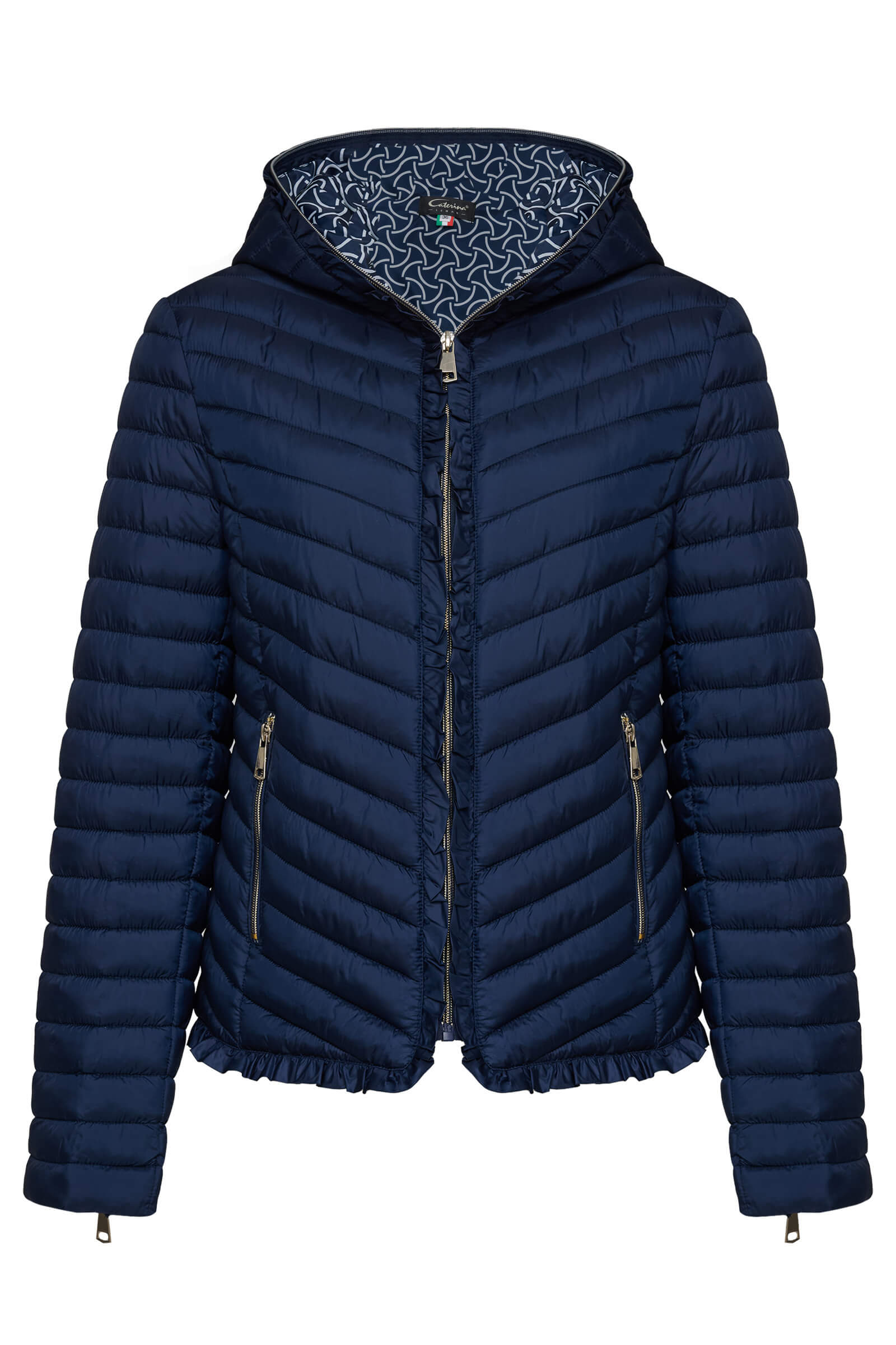 Стеганая куртка с капюшоном Бренд Caterina Leman