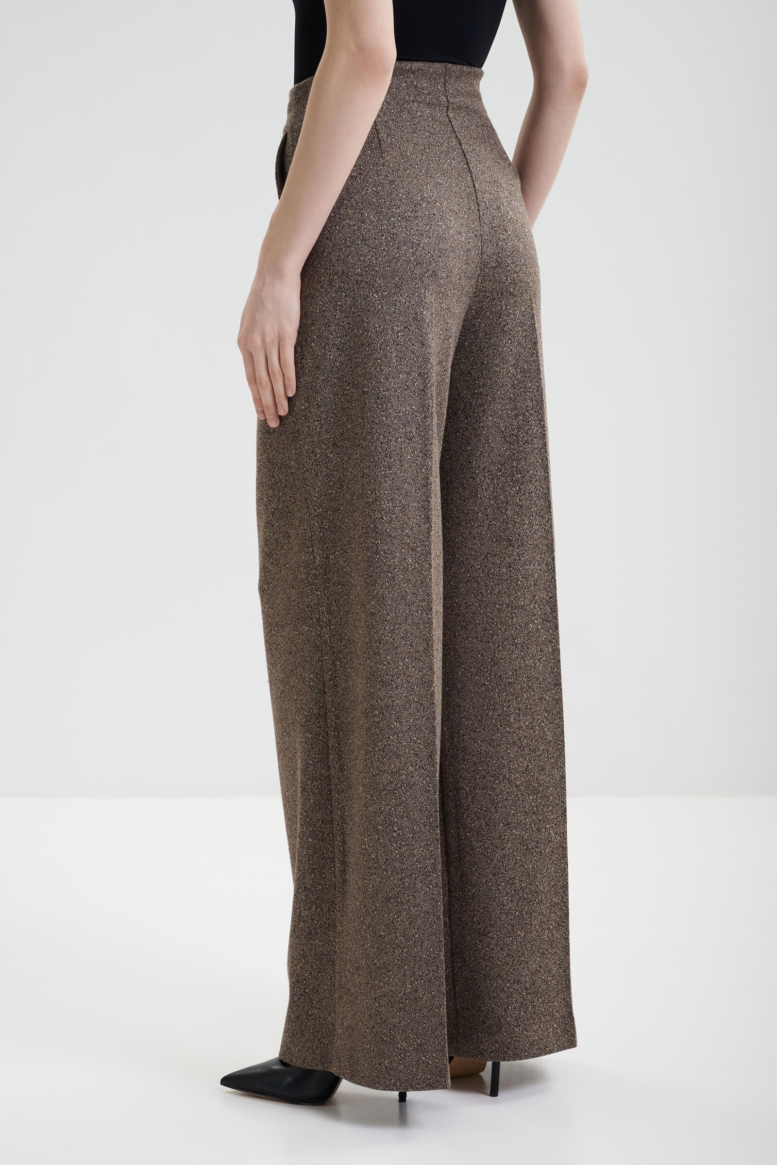 Брюки-палаццо из смесовой вискозы Бренд MM