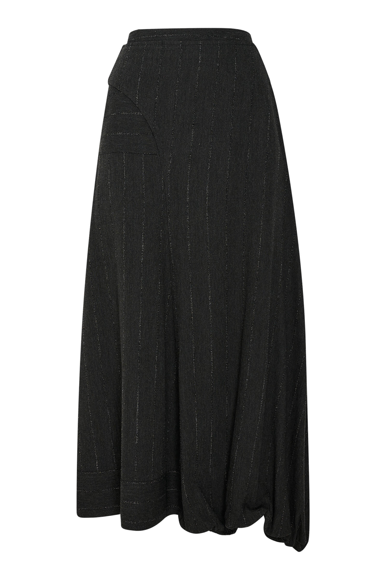 Расклешенная юбка в полоску Бренд Sarah Pacini