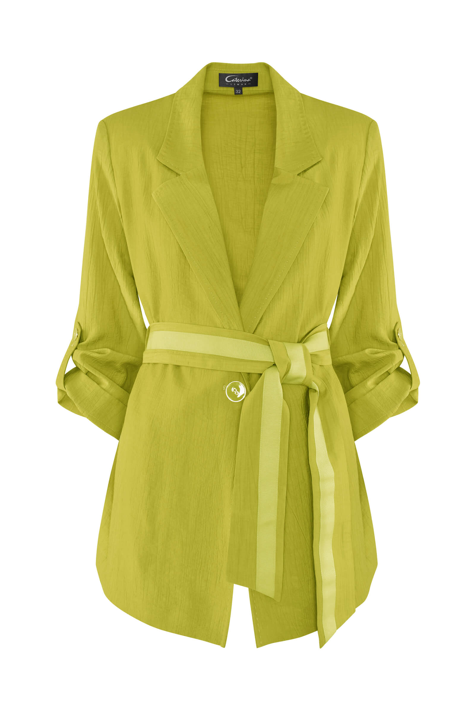 Жакет с поясом и рукавом 3/4 Бренд Caterina Leman