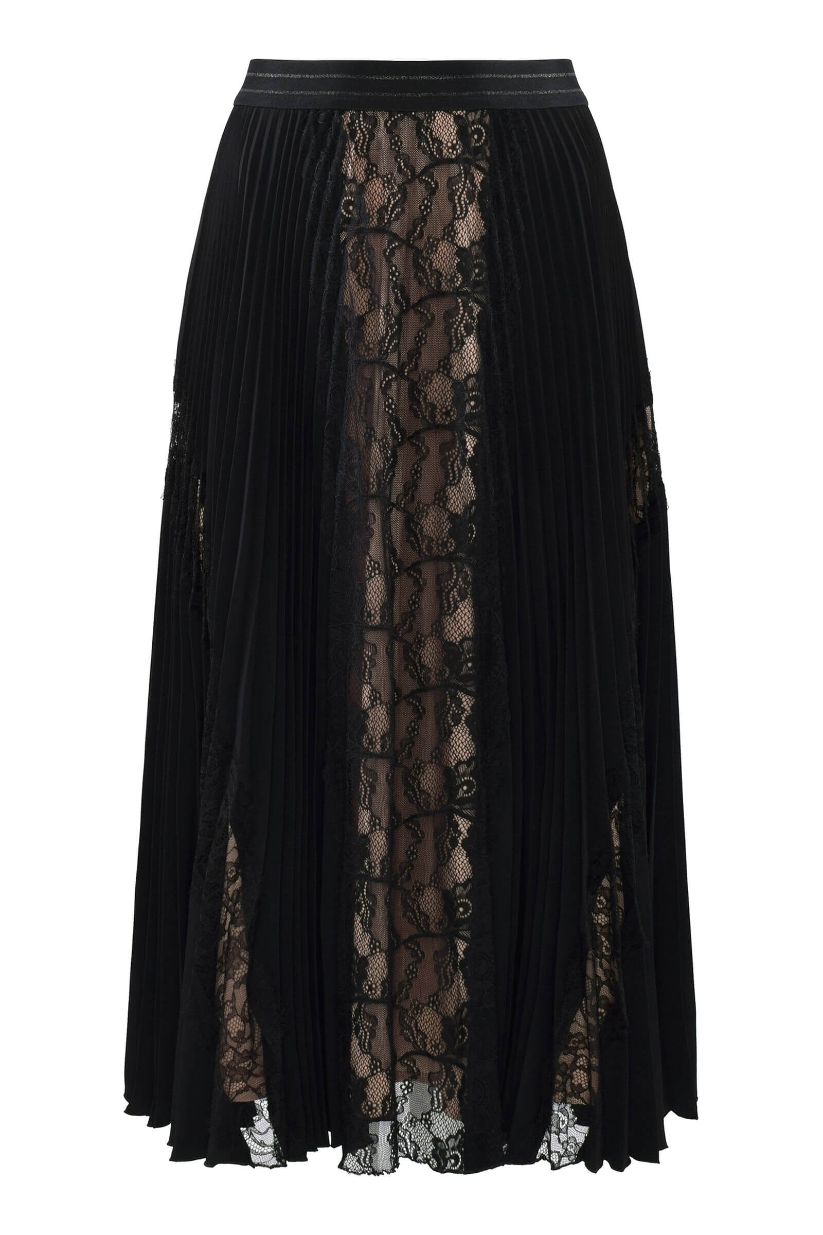 Плиссированная юбка с кружевными вставками Бренд Caterina Leman