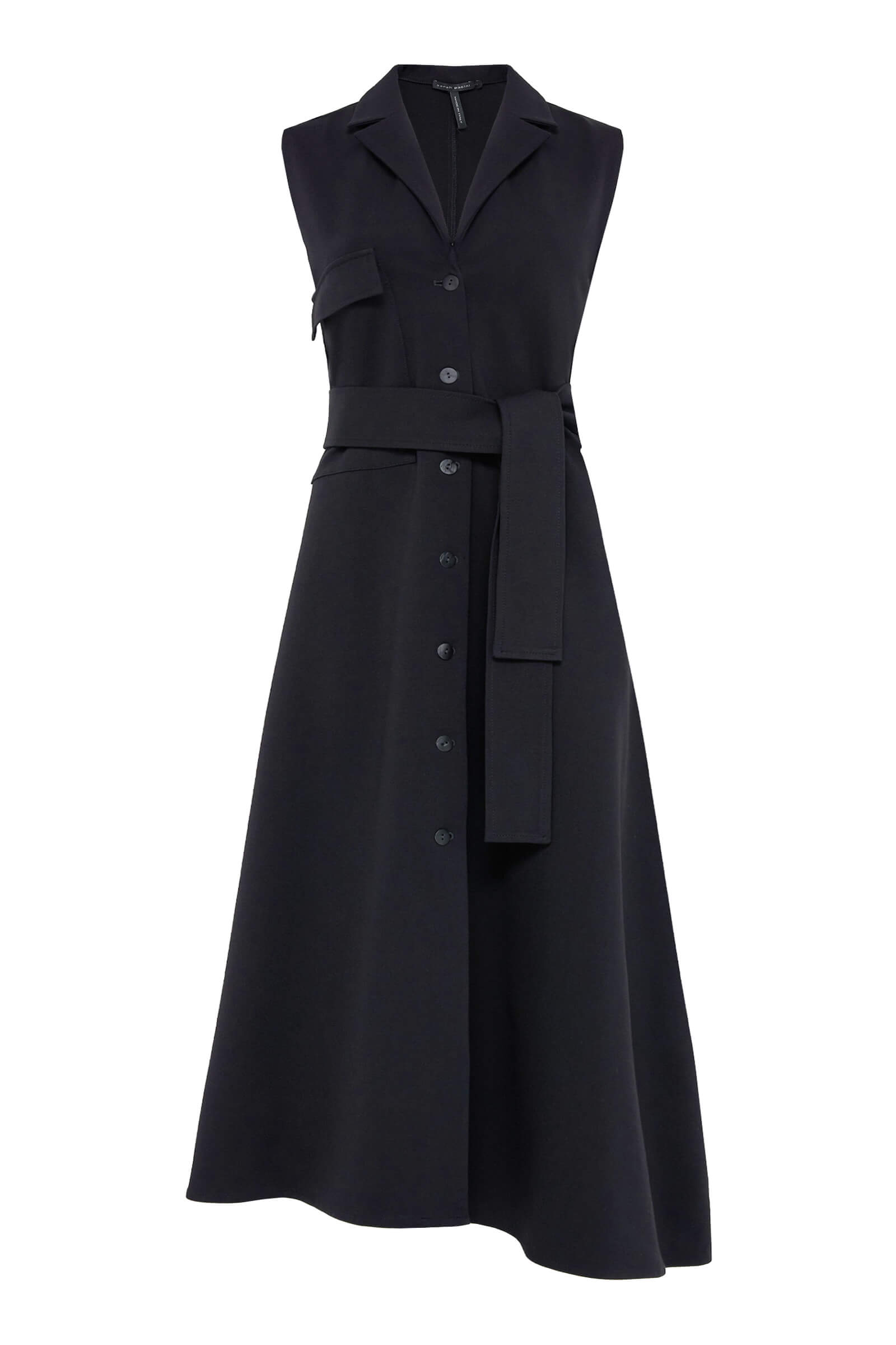 Длинное платье с асимметричным подолом Бренд Sarah Pacini