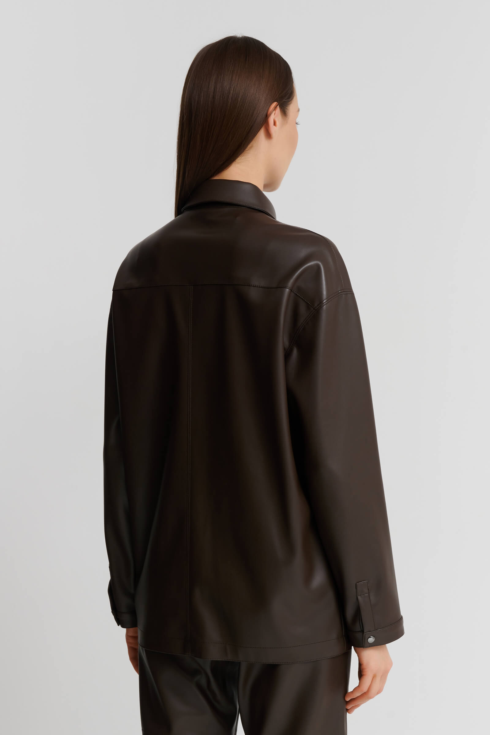 Рубашка из экокожи Бренд Max Mara