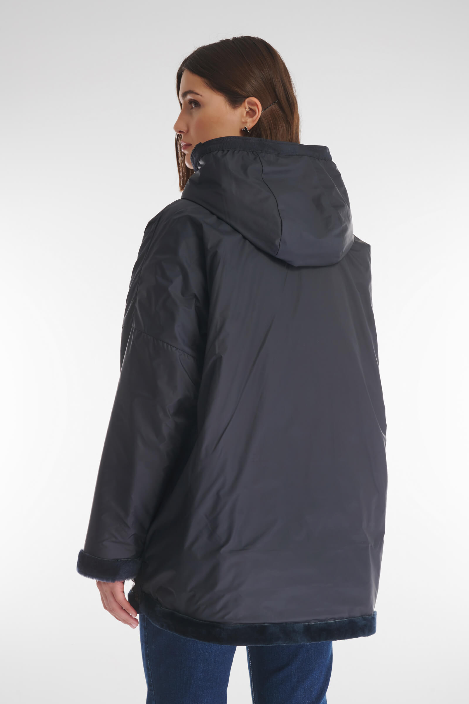 Комбинированная двусторонняя дубленка Бренд Caterina Leman