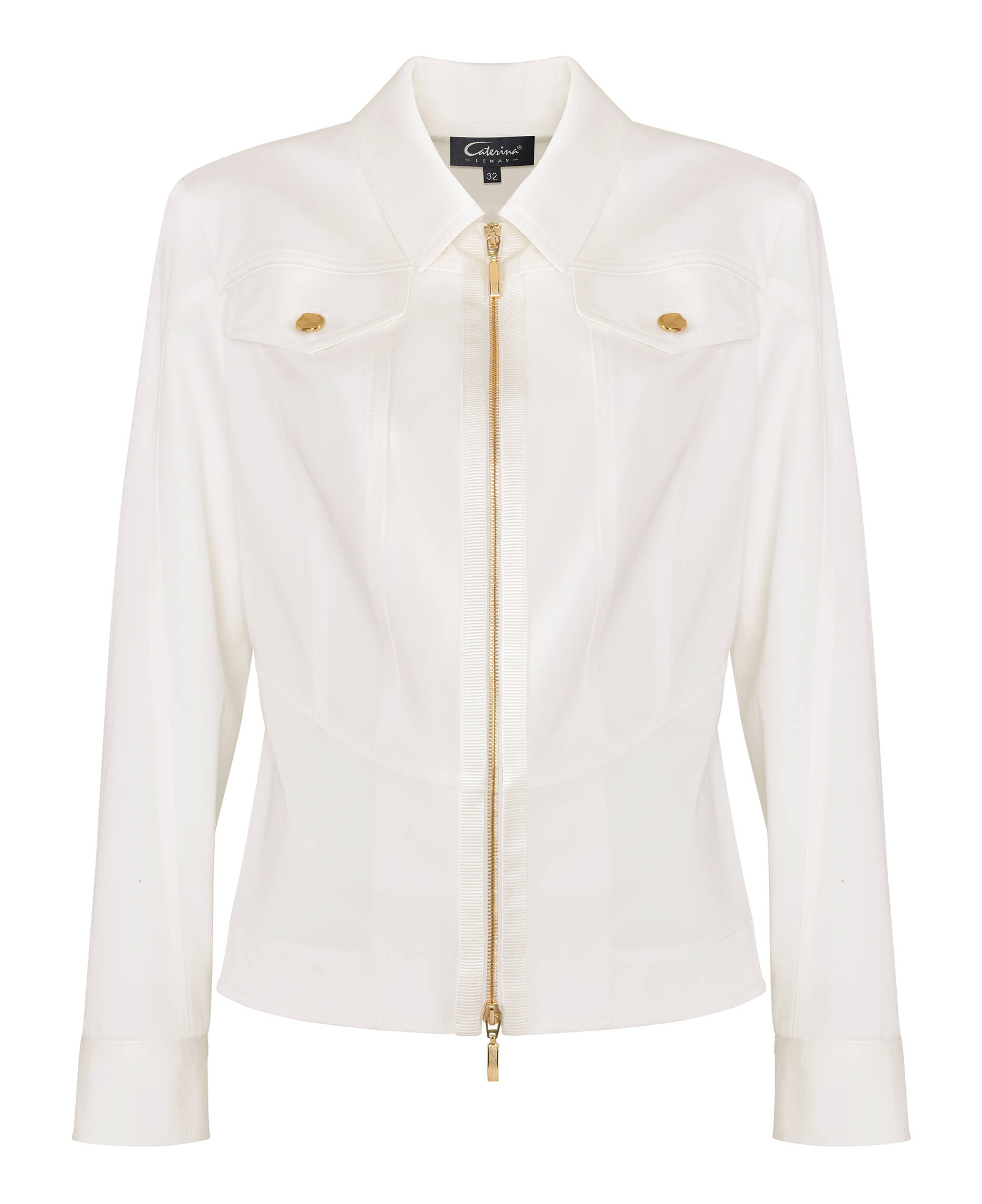 Приталенный жакет на молнии Бренд Caterina Leman
