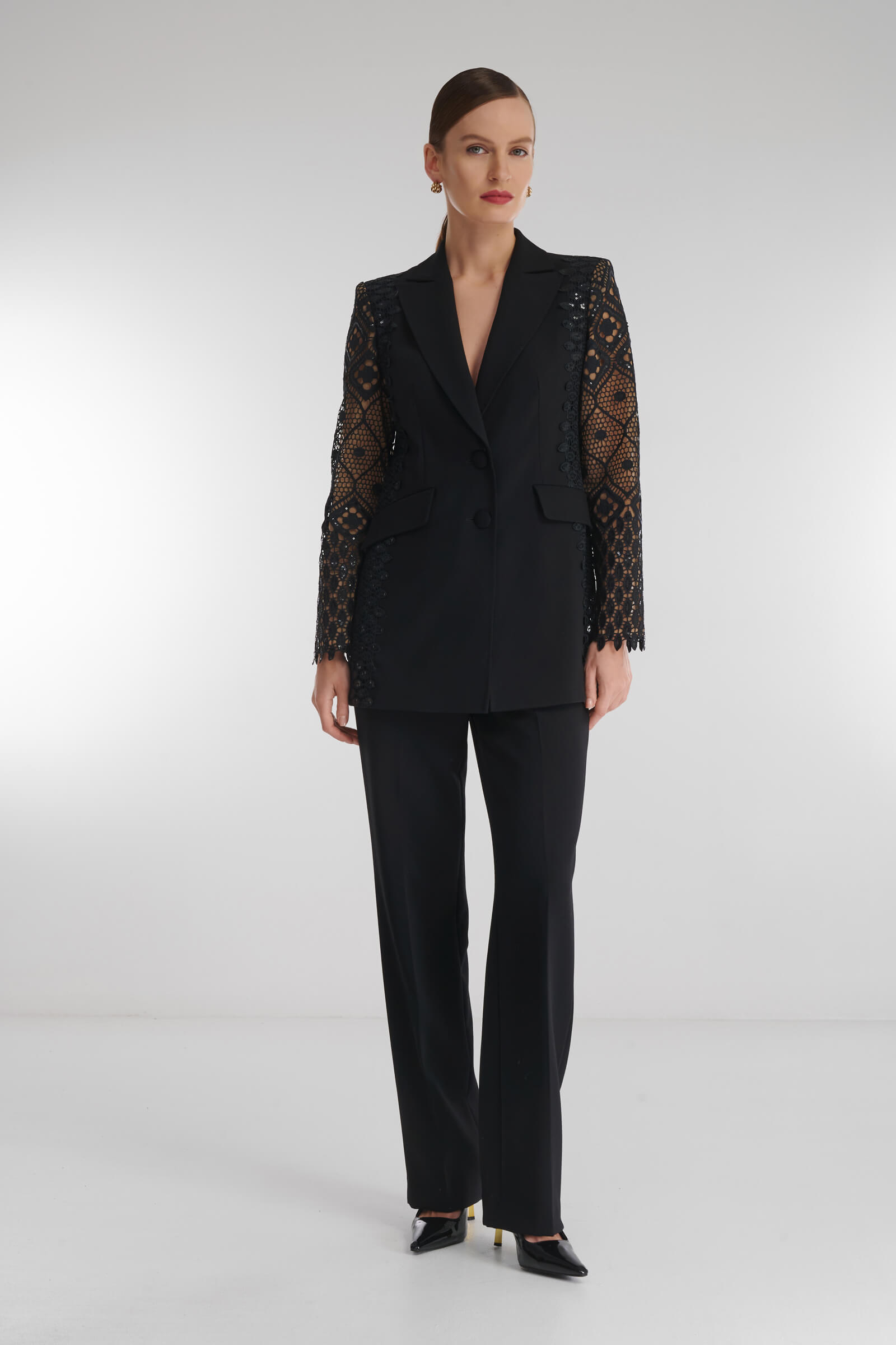 Жакет с акцентными рукавами Бренд Caterina Leman