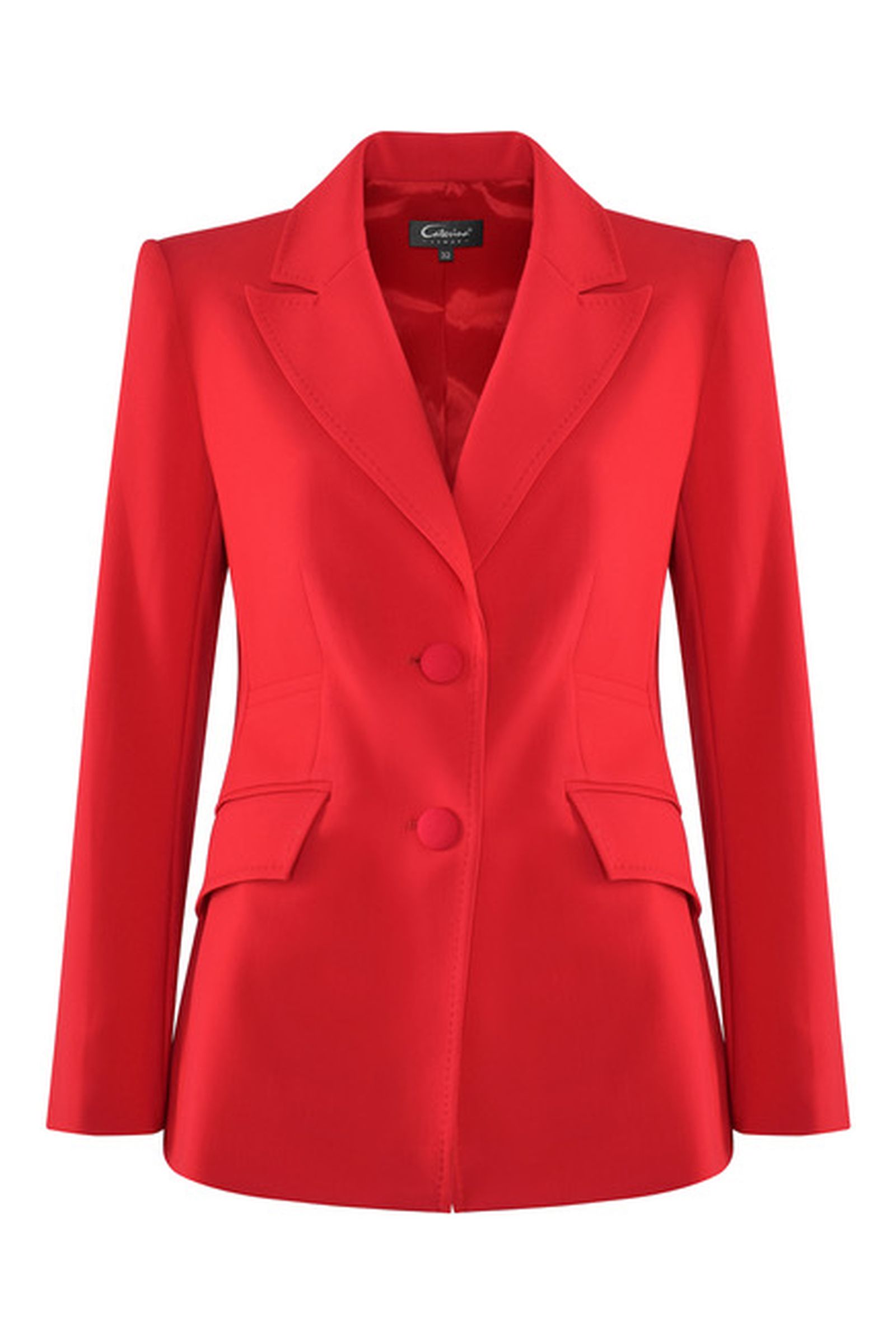 Однобортный пиджак из смесовой вискозы Бренд Caterina Leman