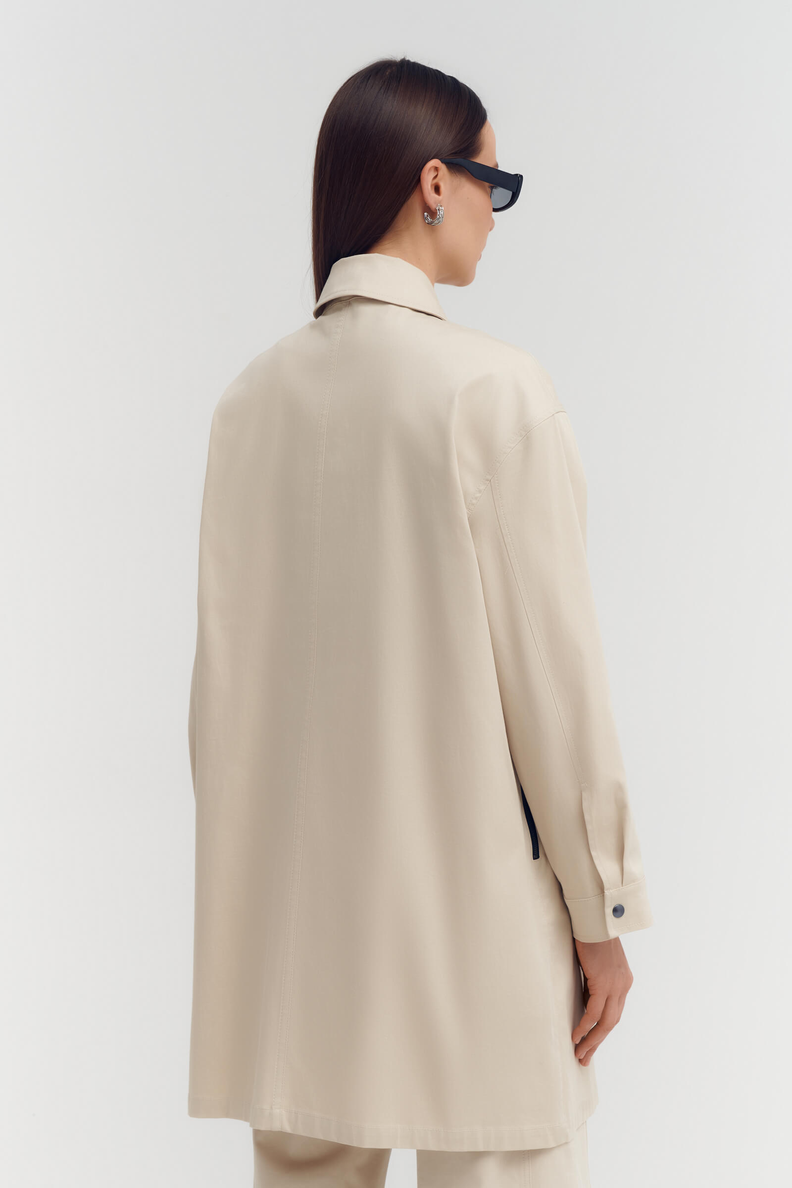 Плащ на кнопках Бренд Sarah Pacini