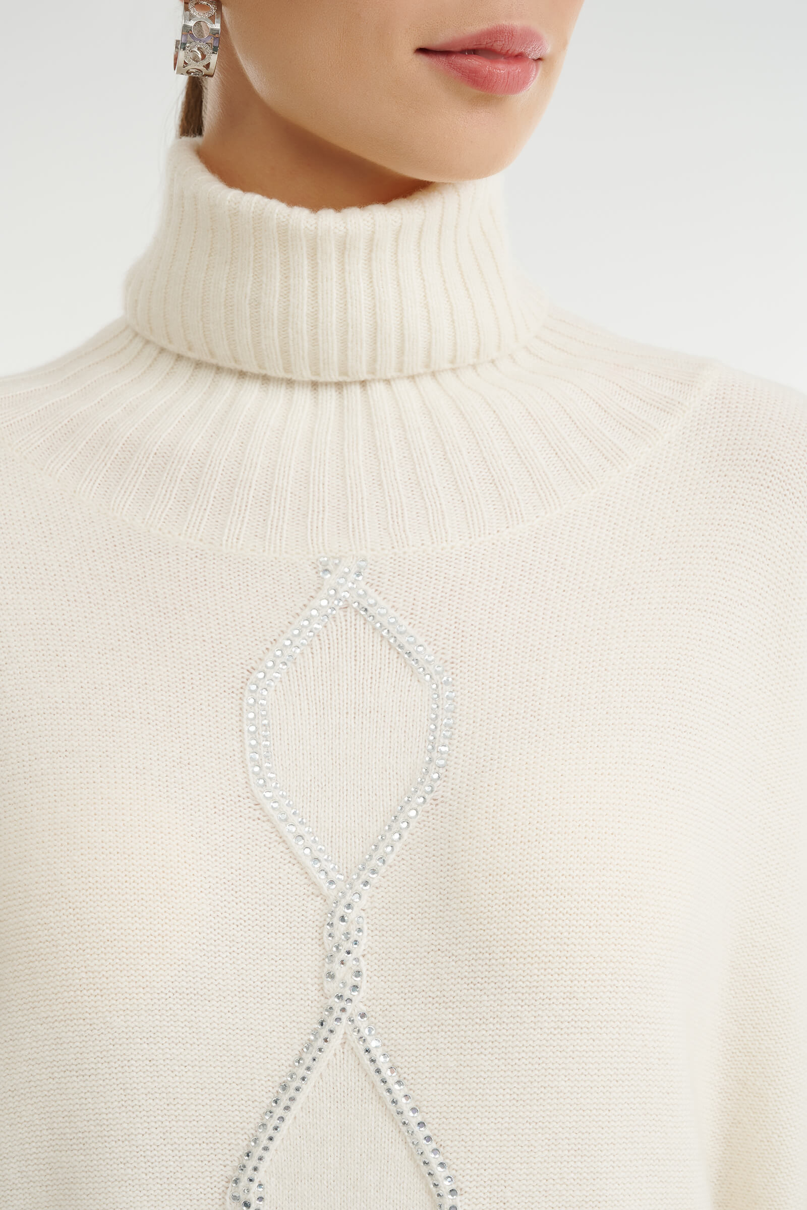 Свитер с воротником с отворотом Бренд Rocco Ragni