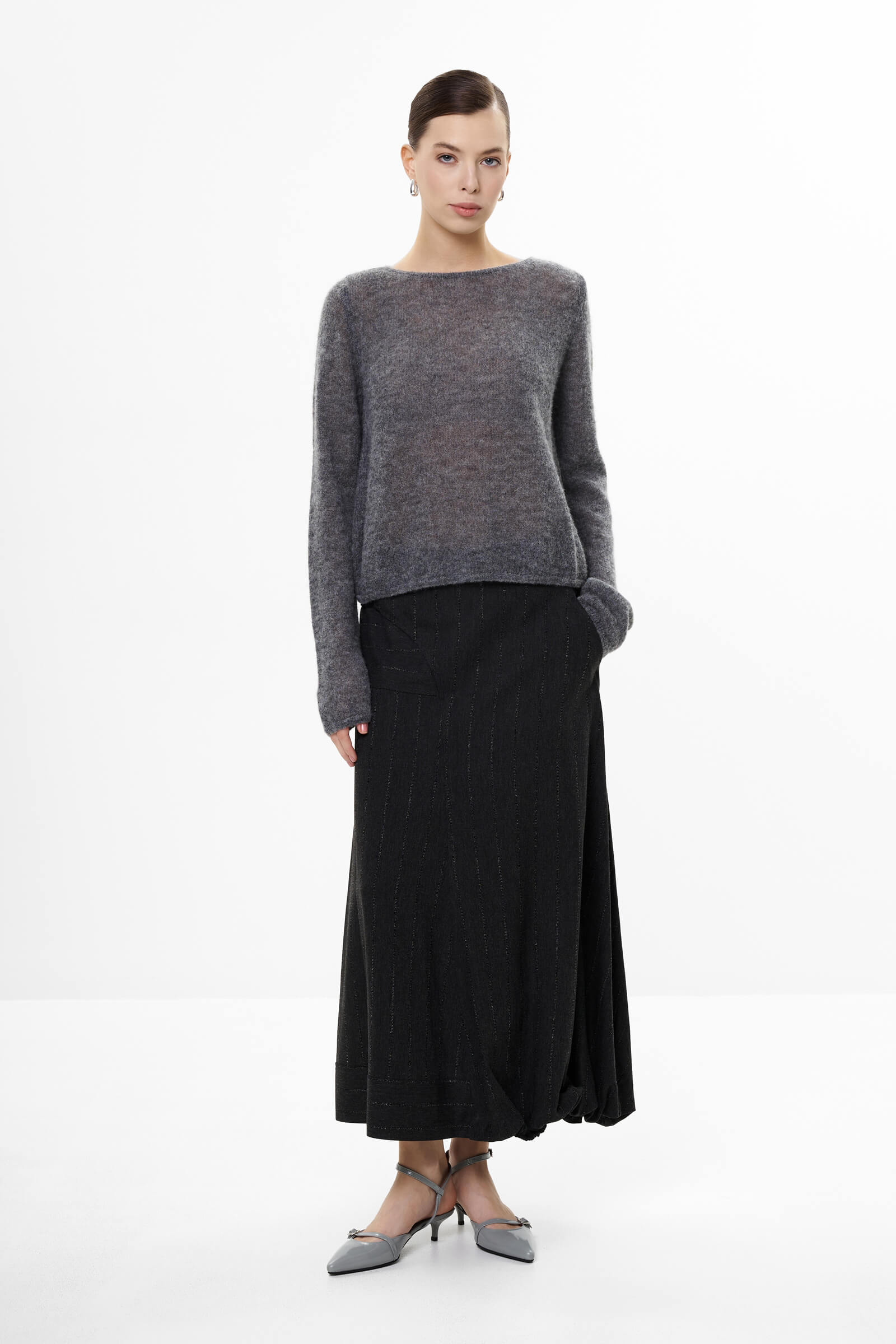 Джемпер из шерсти альпаки Бренд Sarah Pacini