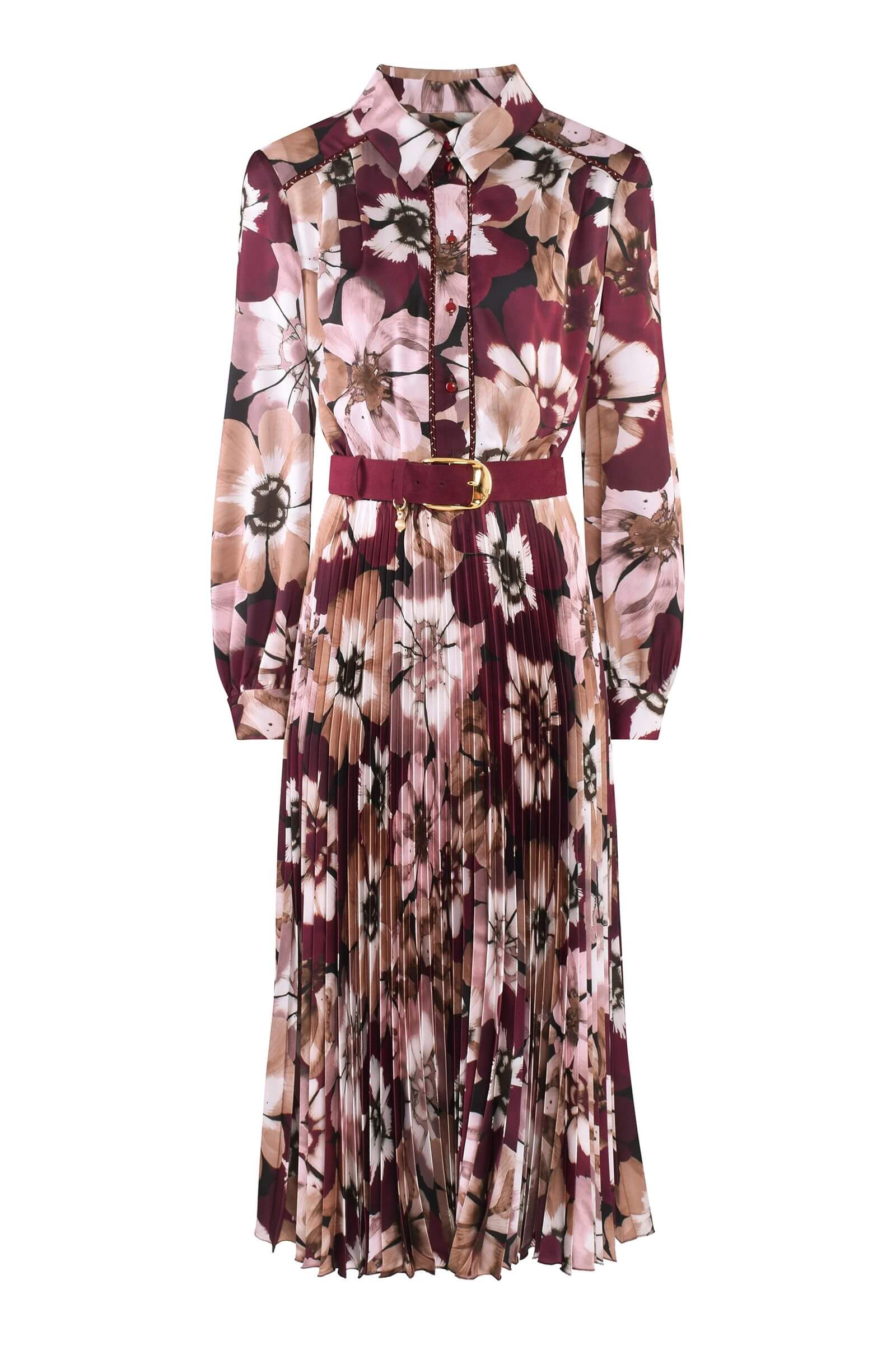 Платье-рубашка с цветочным принтом Бренд Caterina Leman