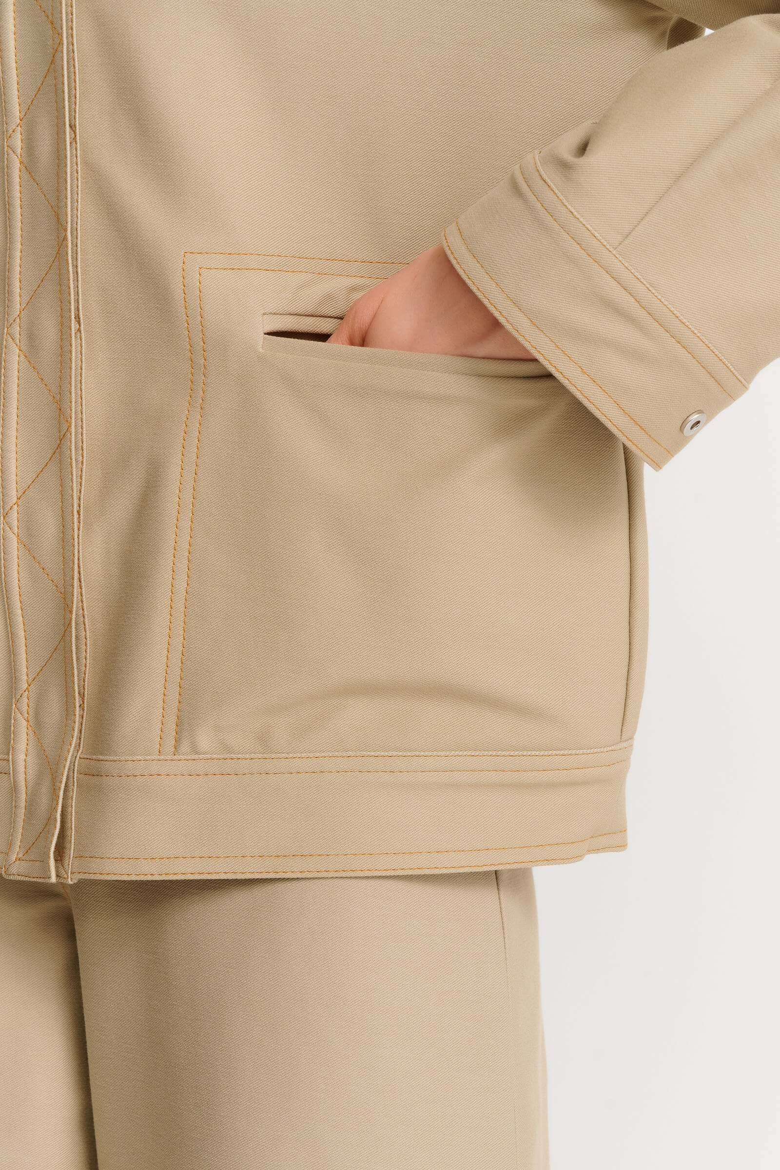 Джинсовая куртка на кнопках Бренд MM