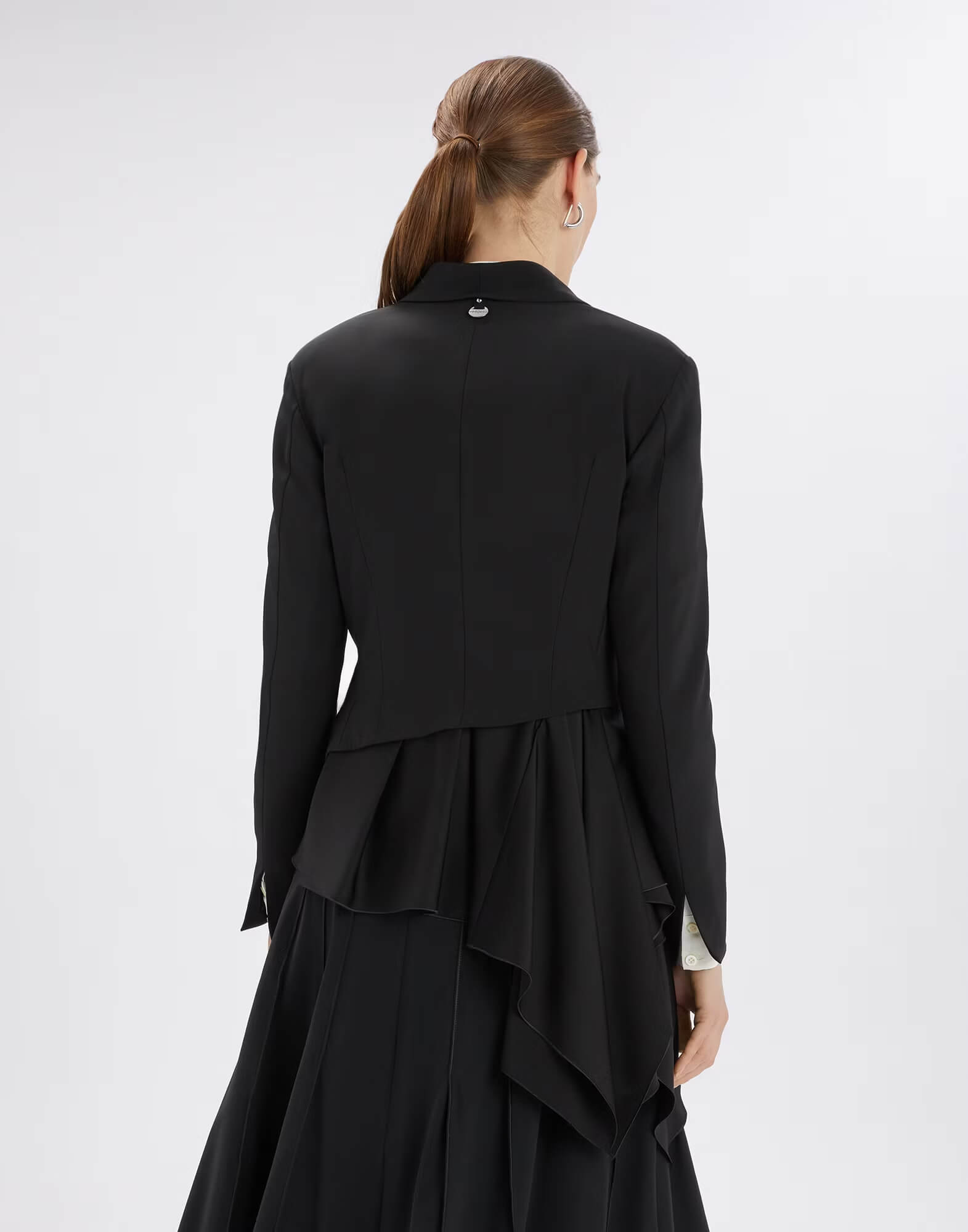 Жакет с асимметричной плиссировкой Бренд High