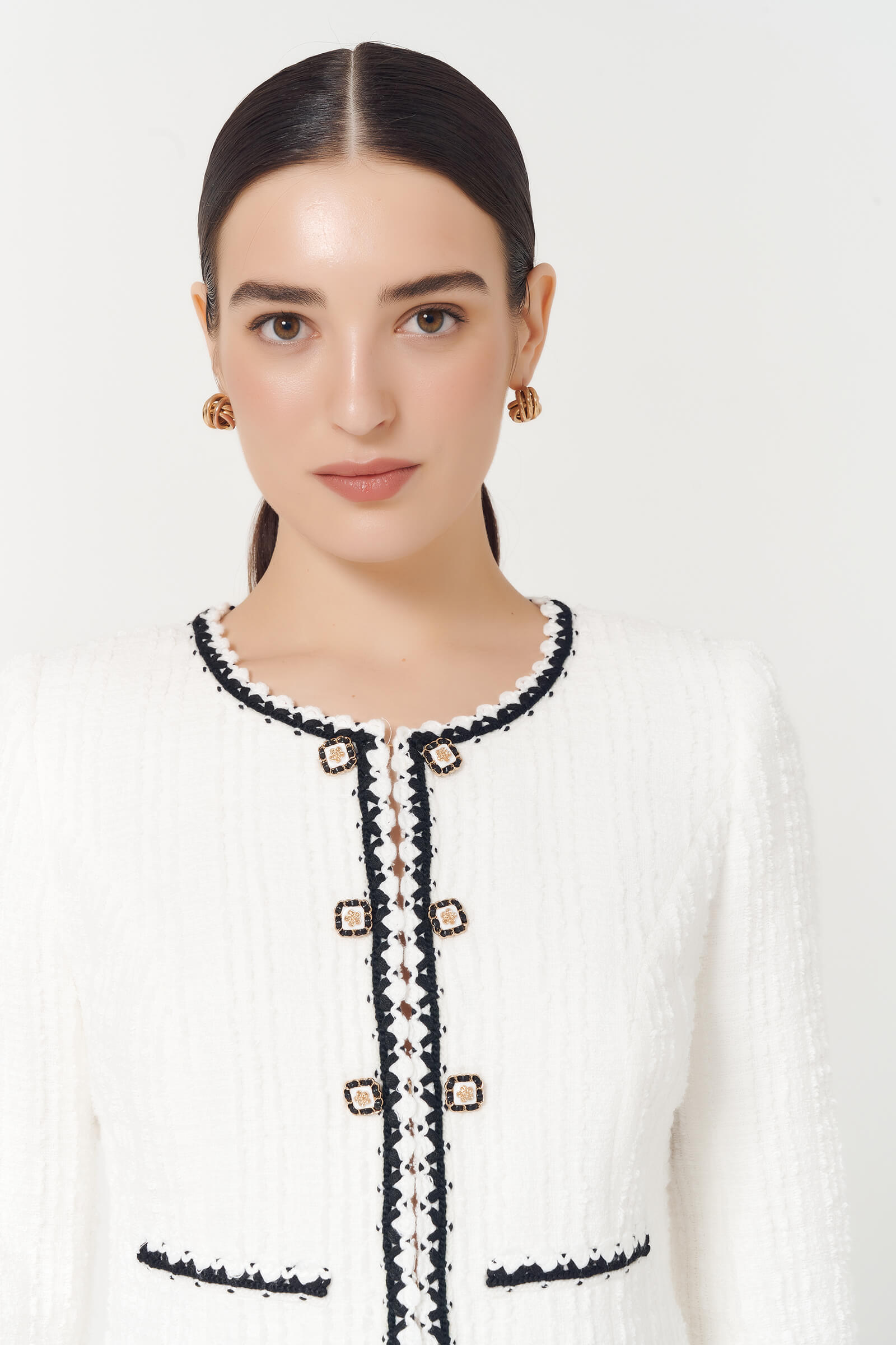 Жакет с контрастной отделкой Бренд Caterina Leman