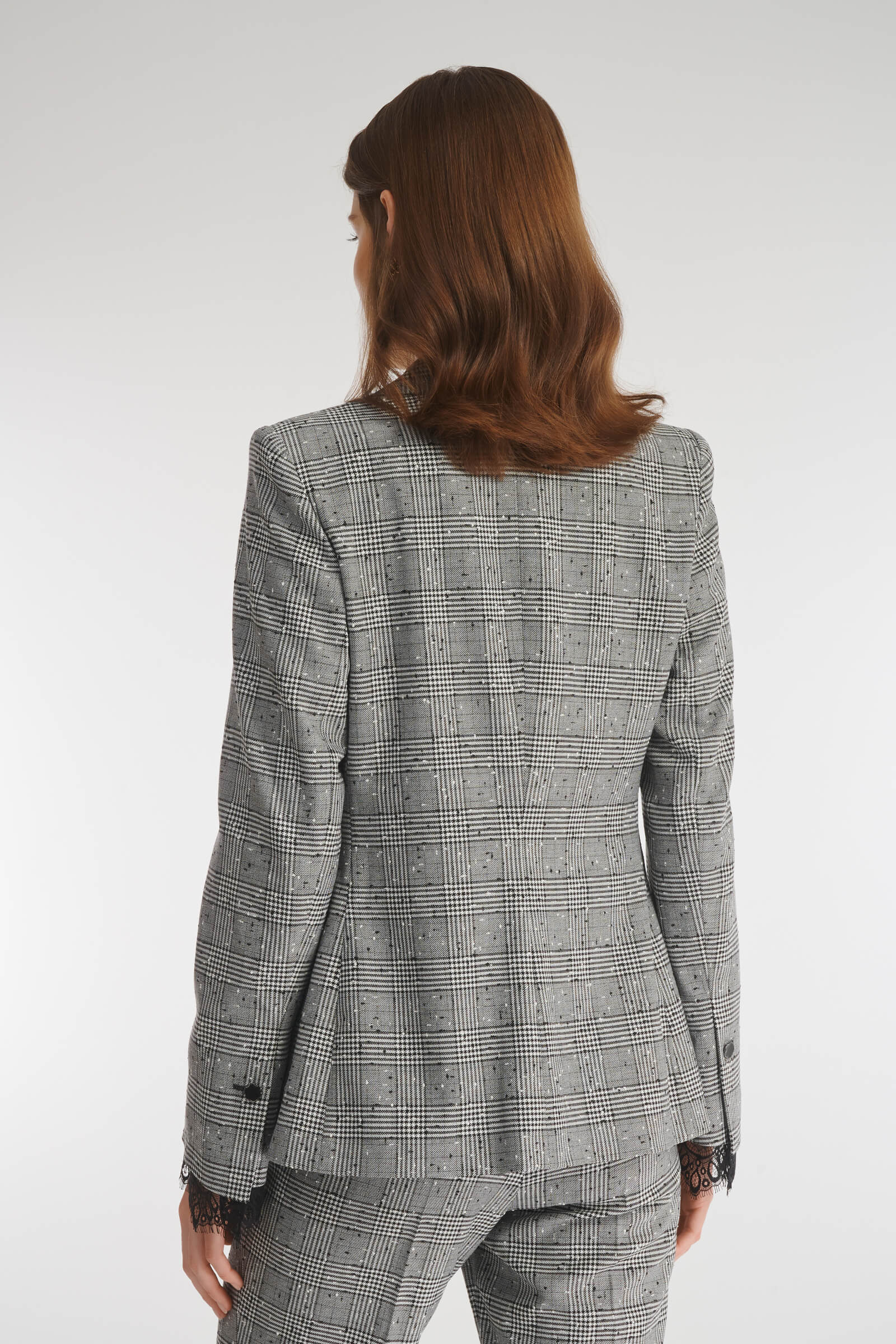 Пиджак с принтом и кружевом Бренд Caterina Leman