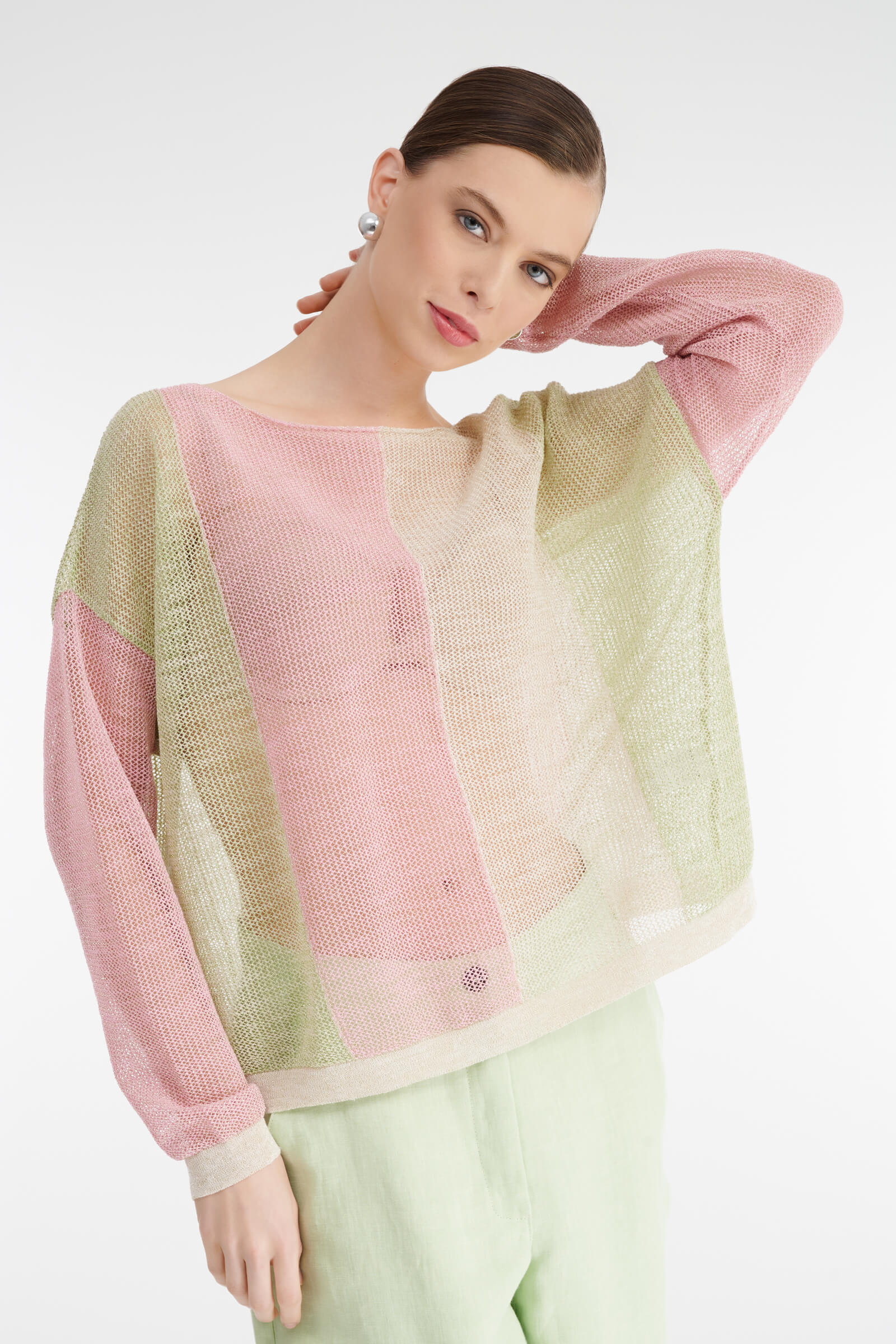 Джемпер из тонкого трикотажа Бренд Sarah Pacini