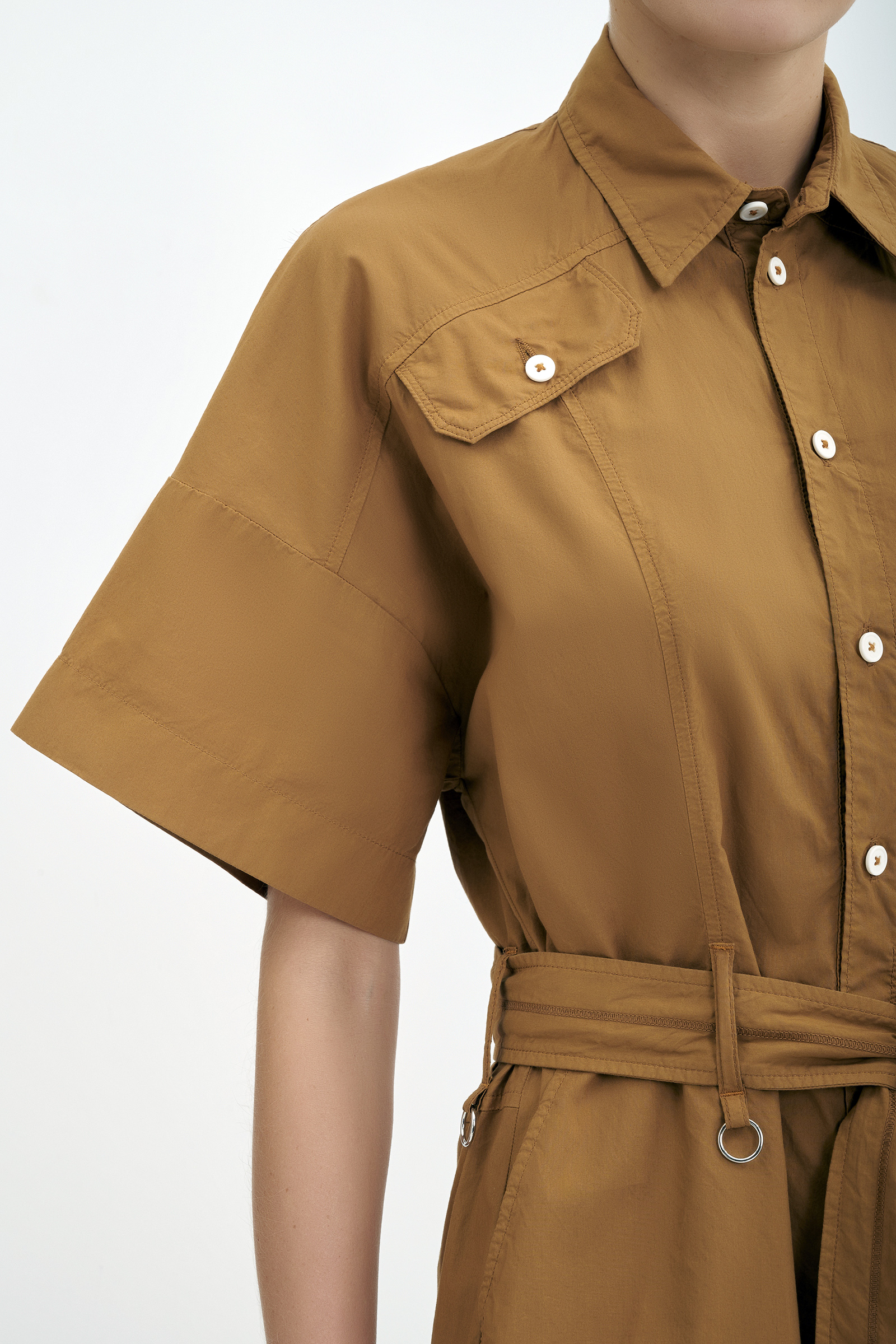 Комбинезон с поясом Бренд High