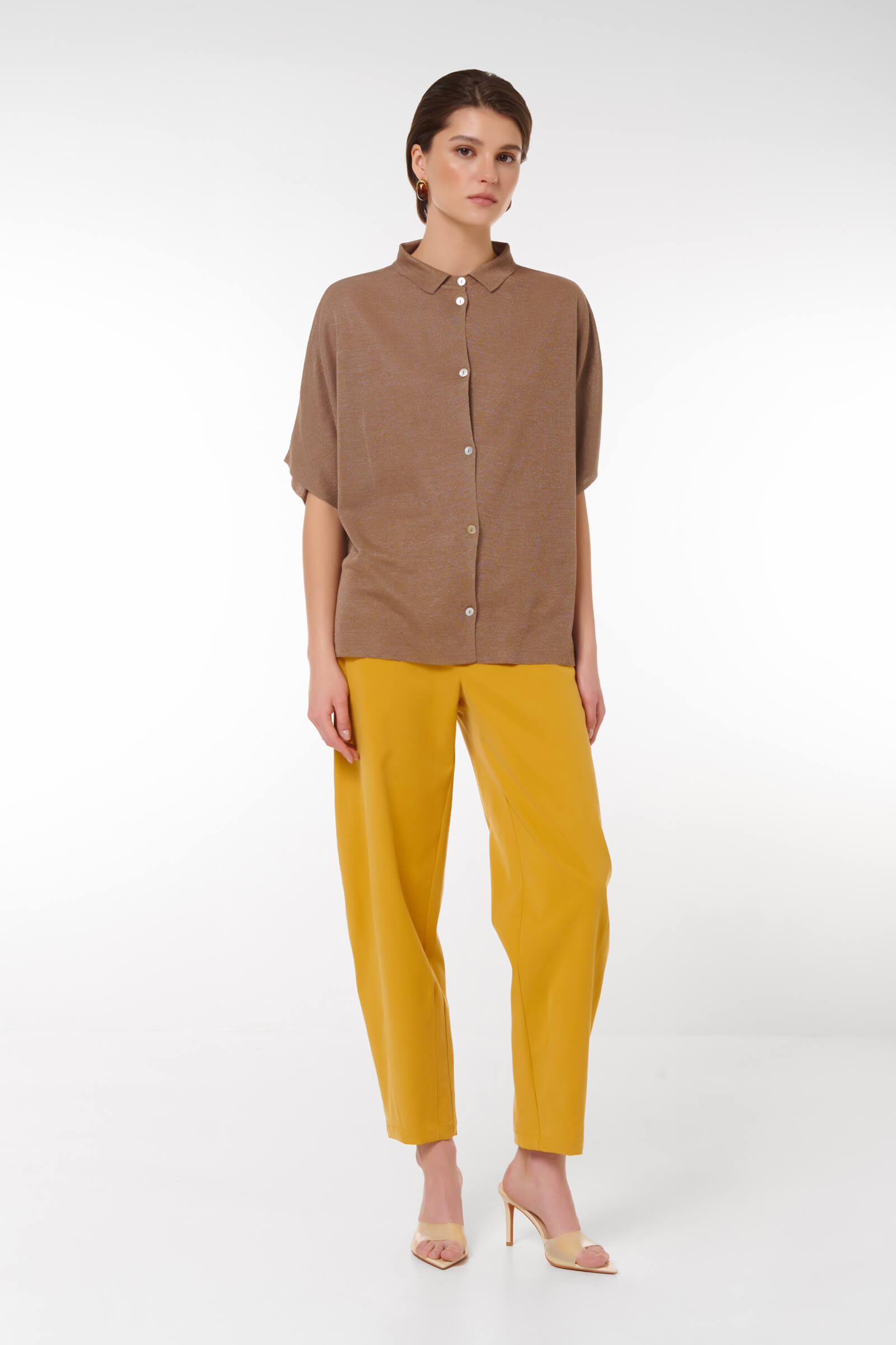 Кардиган свободного кроя на пуговицах Бренд Caterina Leman