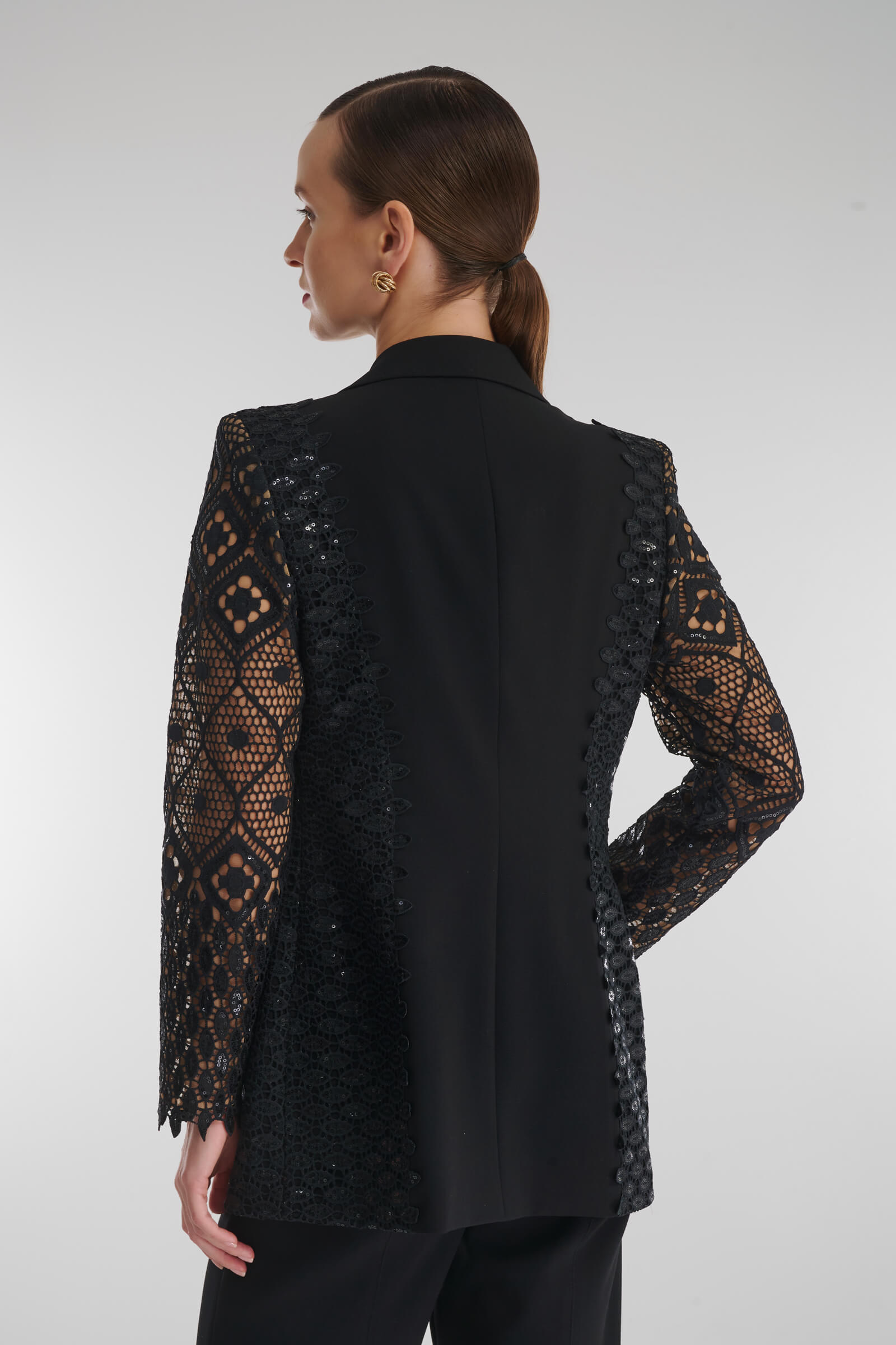 Жакет с акцентными рукавами Бренд Caterina Leman