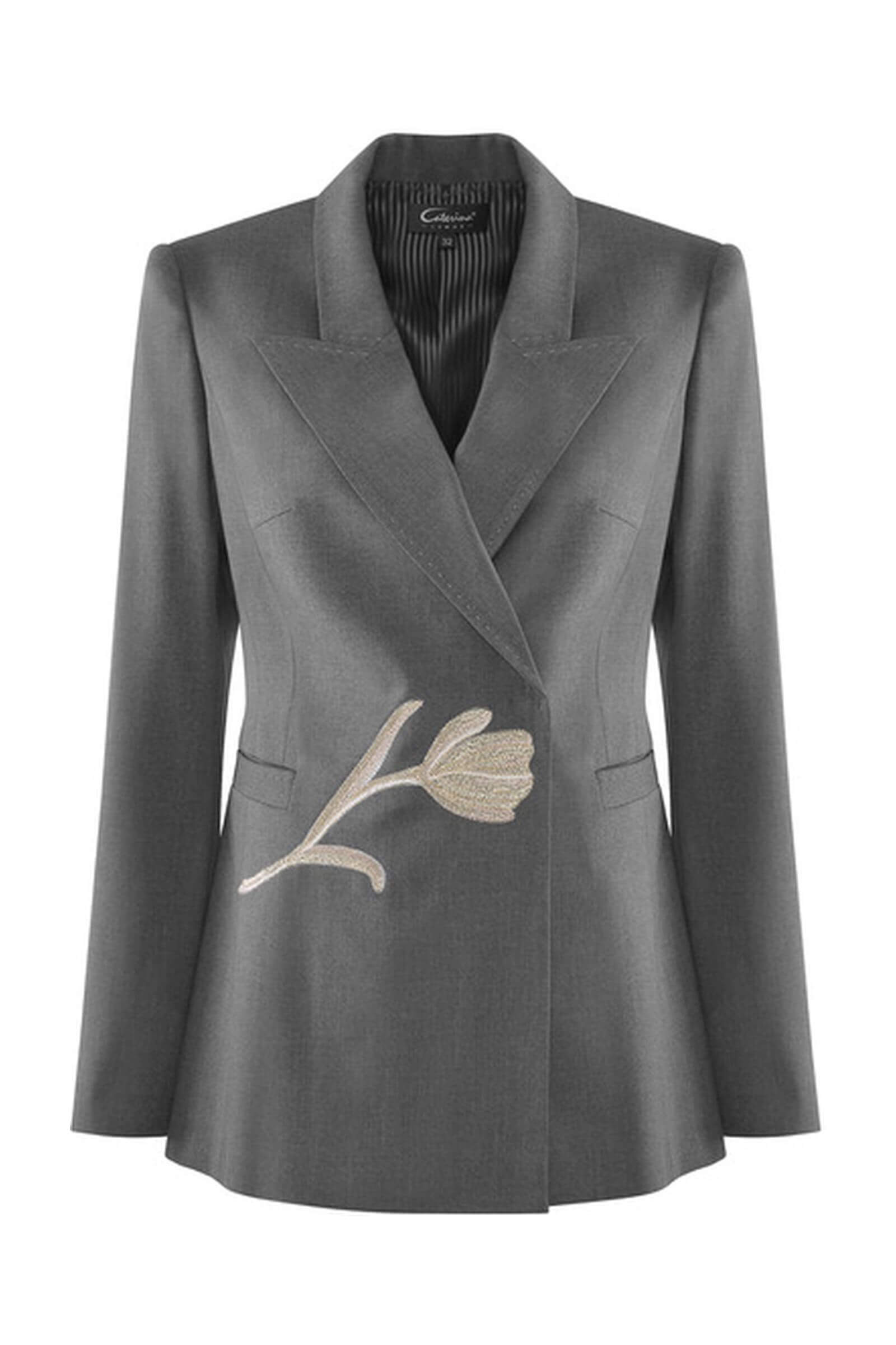 Пиджак с цветочной вышивкой Бренд Caterina Leman