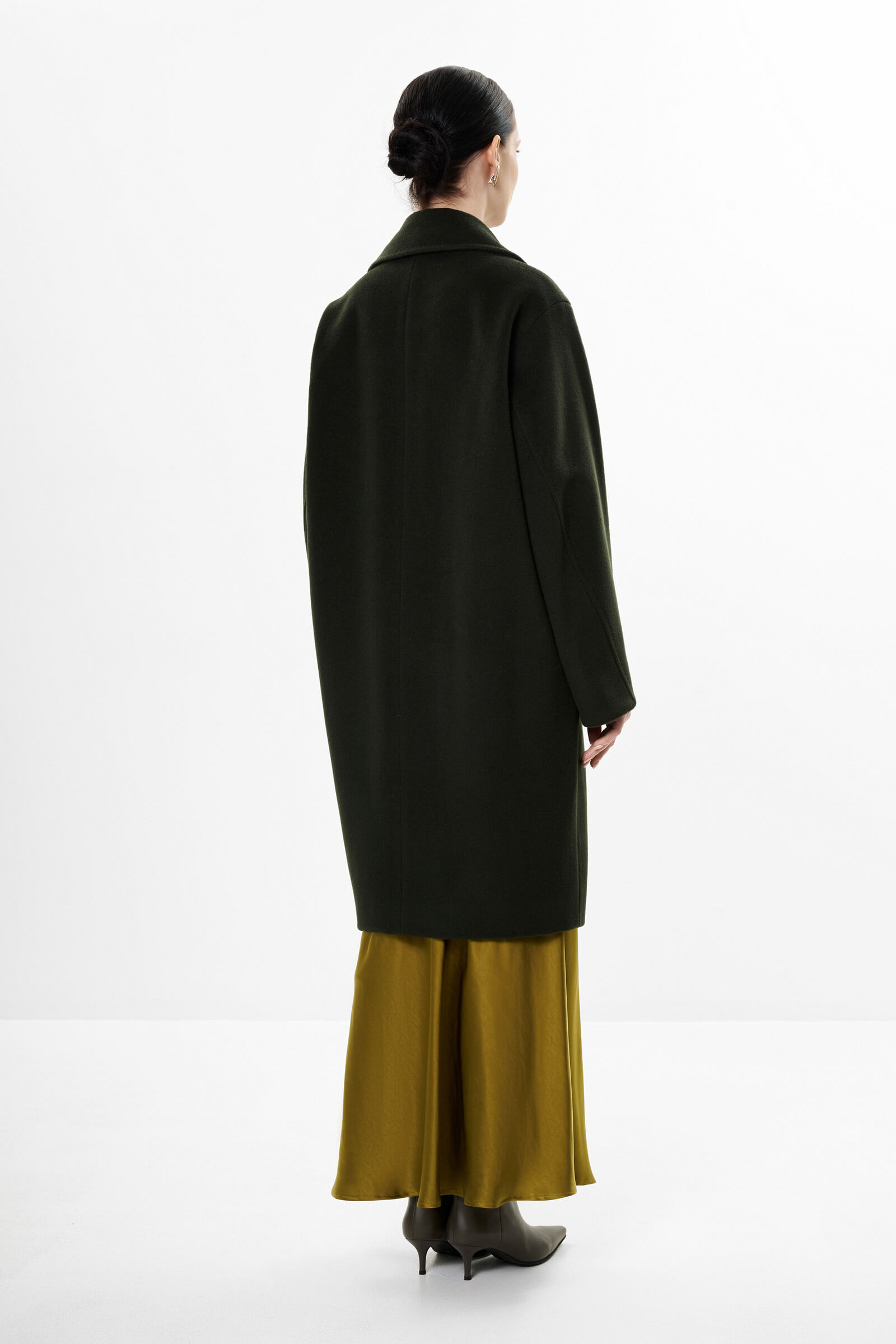 Двубортное шерстяное пальто Бренд Diana Gallesi