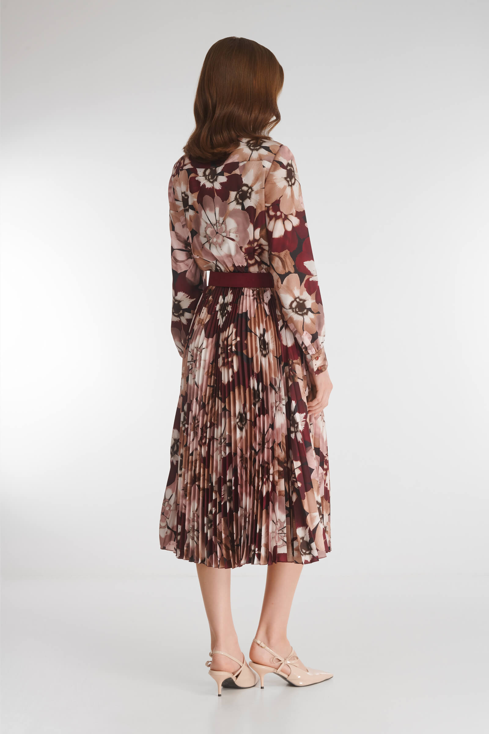 Платье-рубашка с цветочным принтом Бренд Caterina Leman