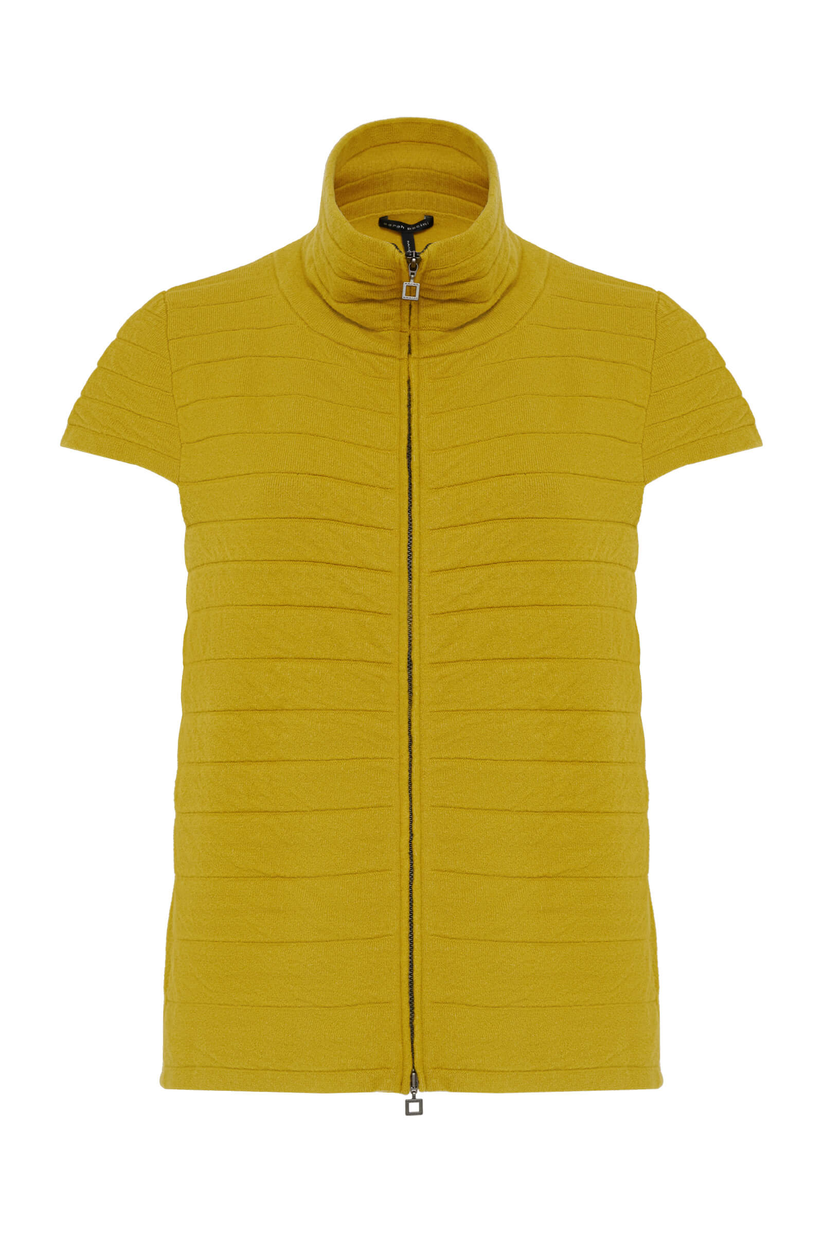 Трикотажный жилет на молнии Бренд Sarah Pacini