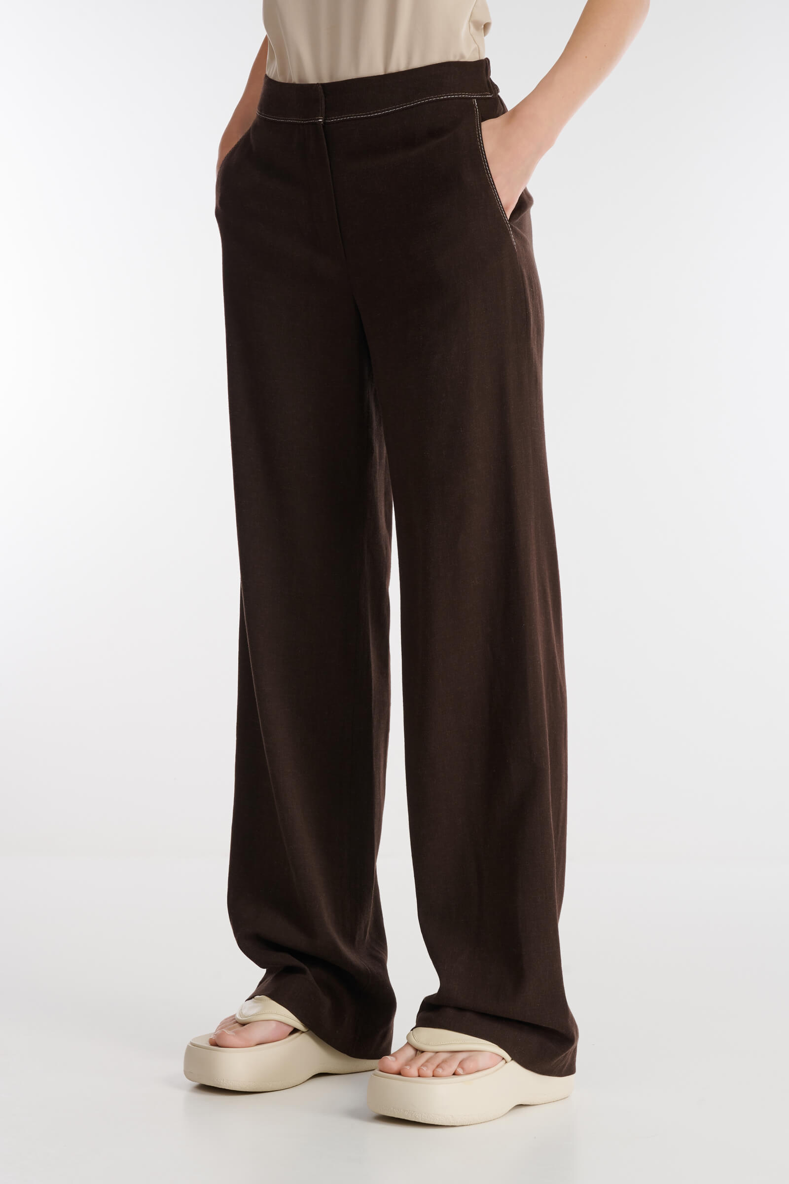 Брюки с карманами Бренд Caterina Leman