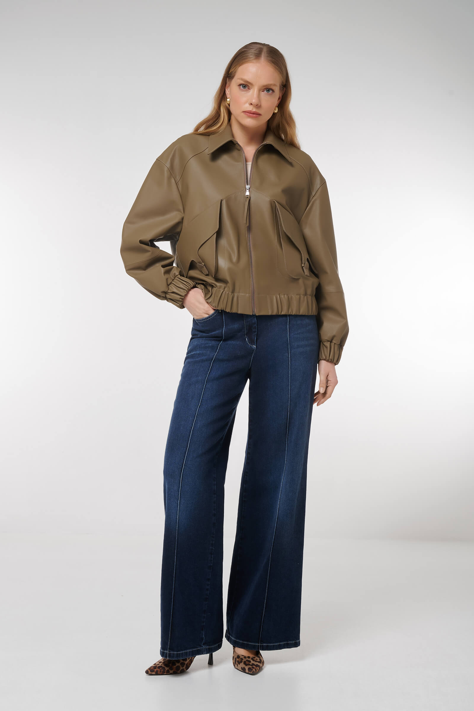 Куртка из натуральной кожи Бренд Caterina Leman