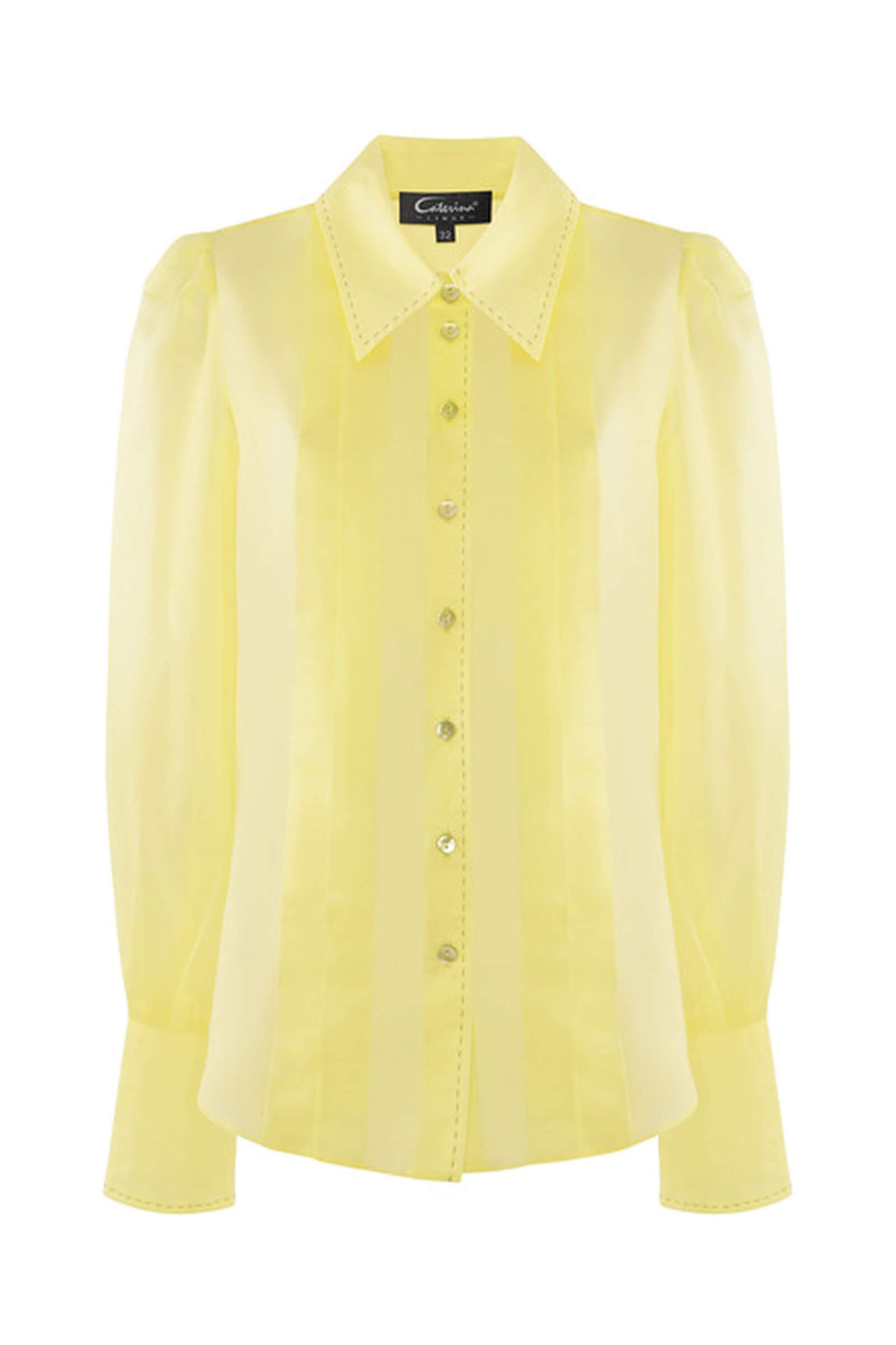 Полупрозрачная рубашка из вискозы Бренд Caterina Leman