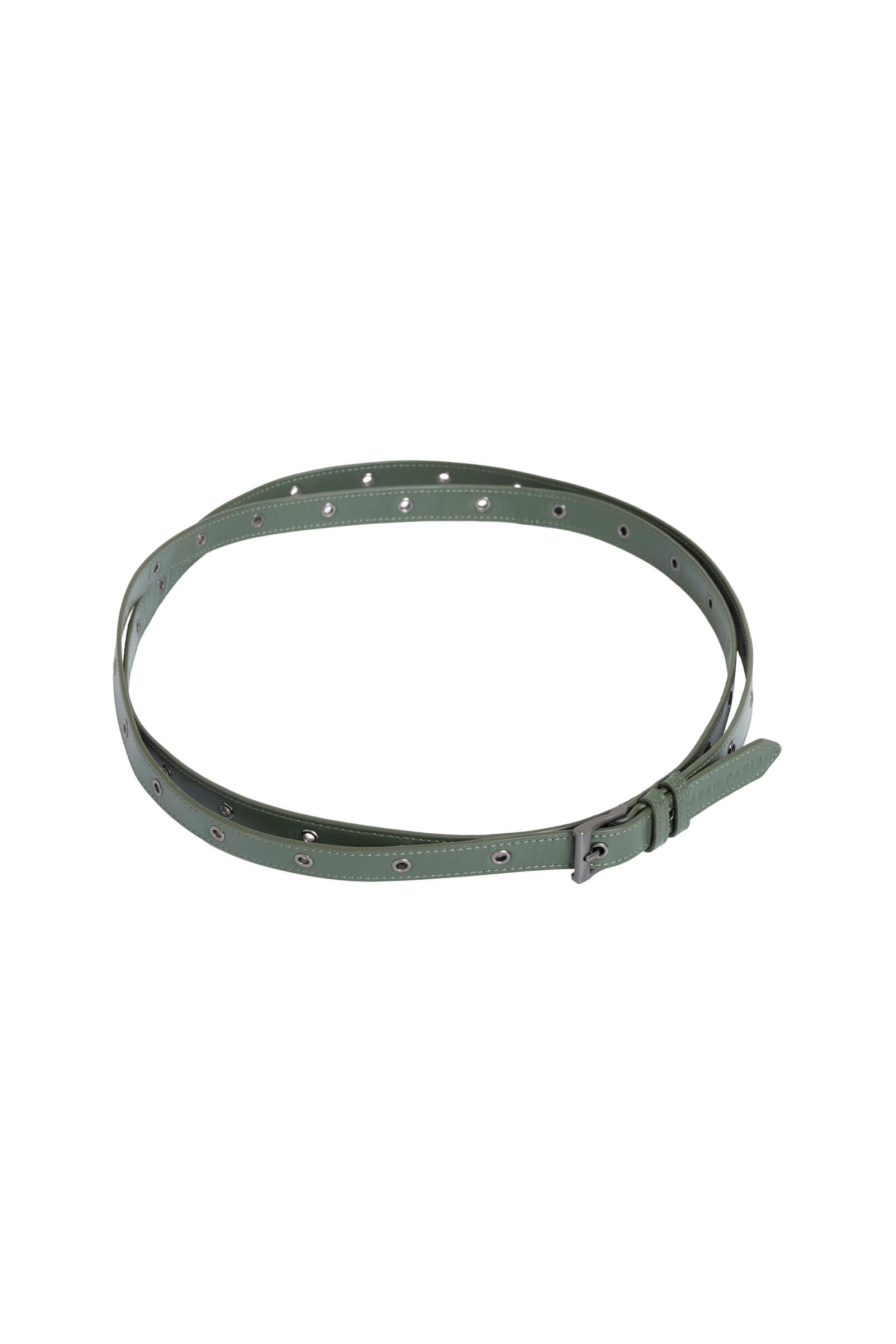 Кожаный ремень с люверсами Бренд Sarah Pacini
