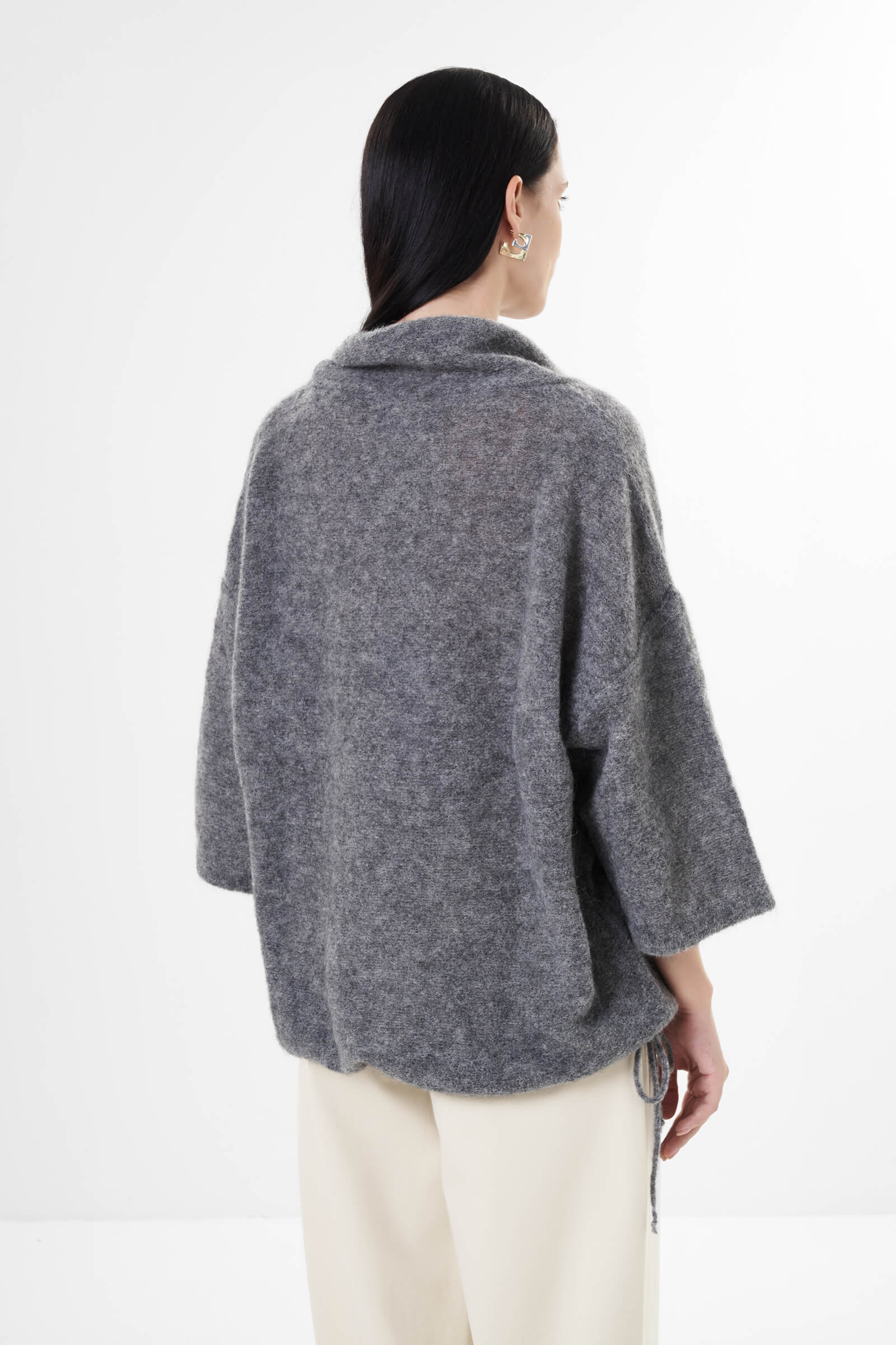 Джемпер из шерсти и мохера Бренд Sarah Pacini