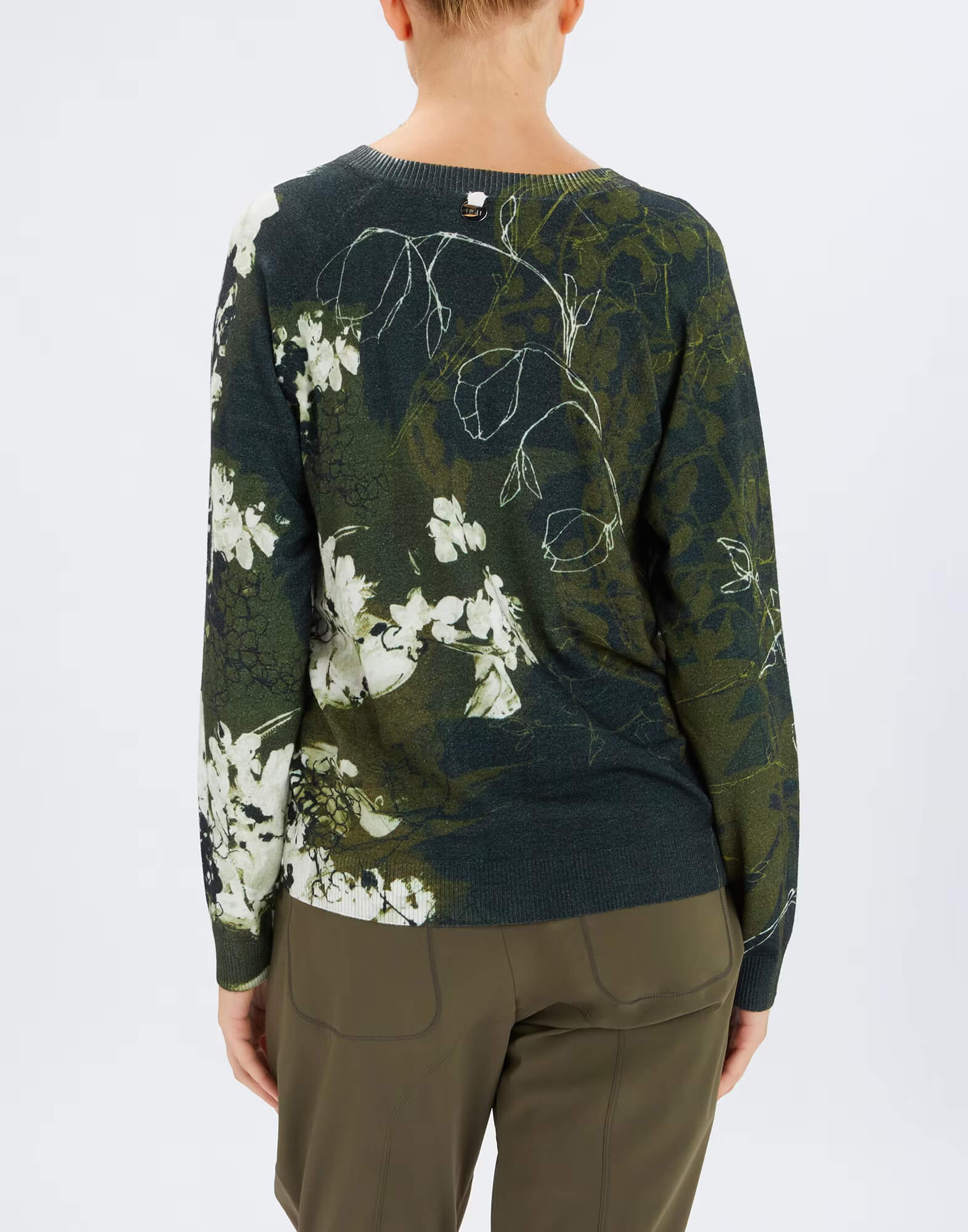 Джемпер с цветочным принтом Бренд High