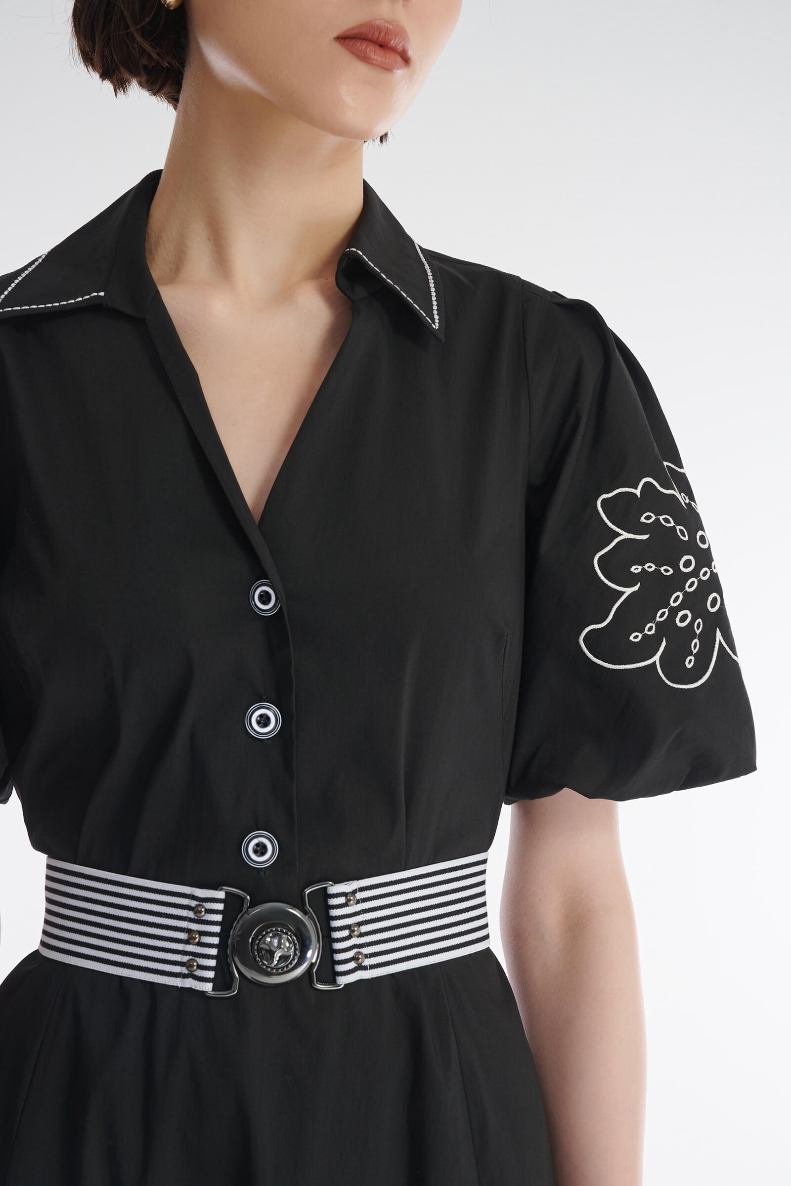 Хлопковое платье с вышивкой Бренд Caterina Leman