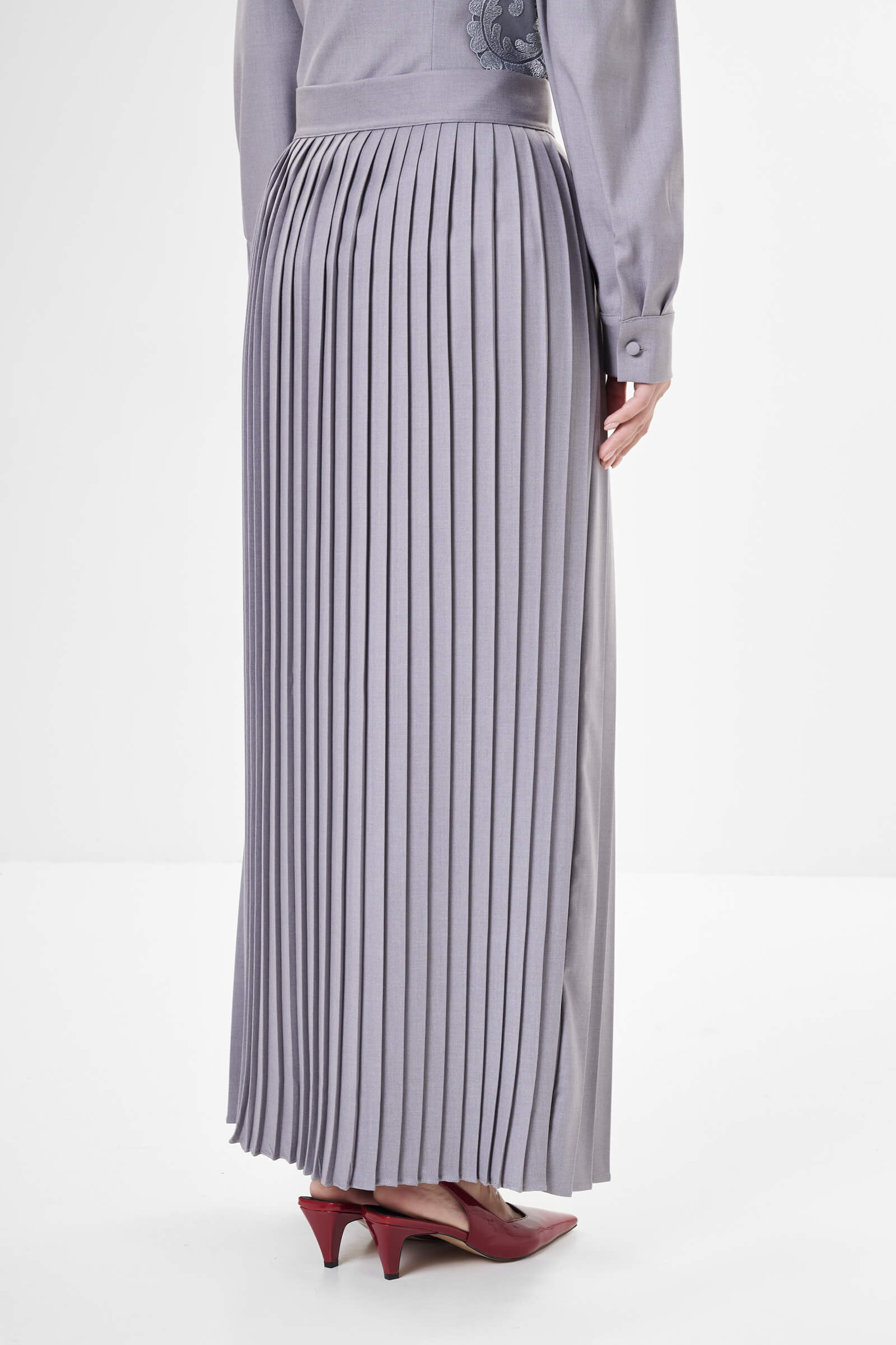 Плиссированная юбка макси Бренд Milva Mi