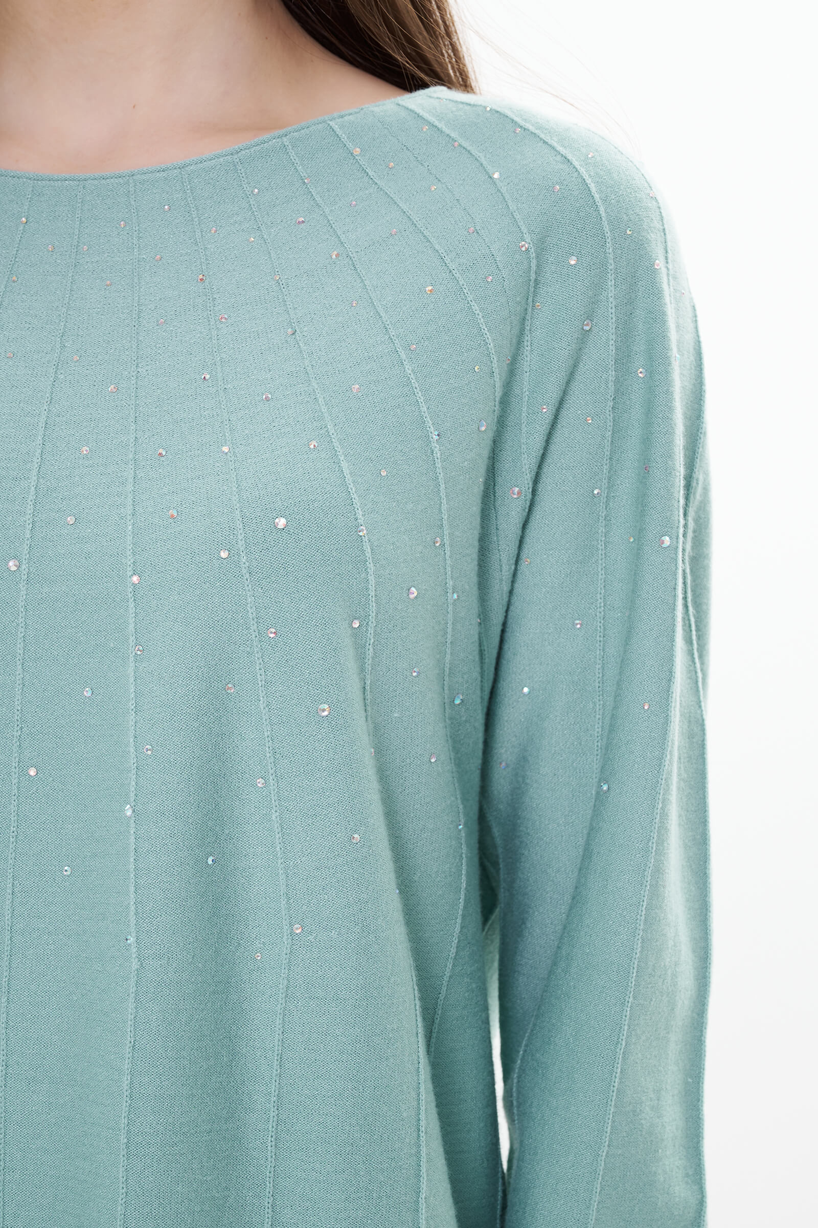 Джемпер со стразами Бренд Luisa Viola