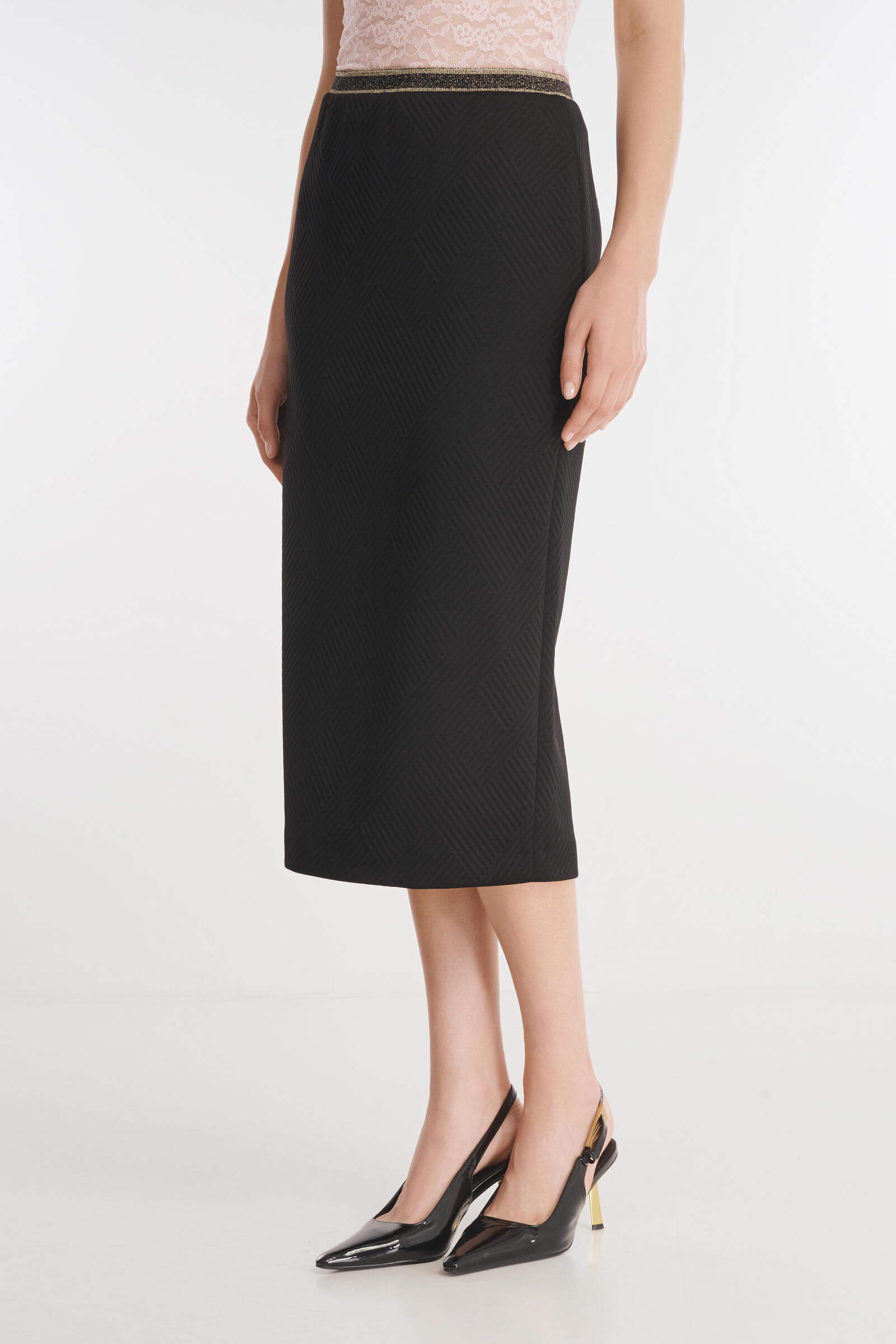 Фактурная юбка-карандаш Бренд Caterina Leman