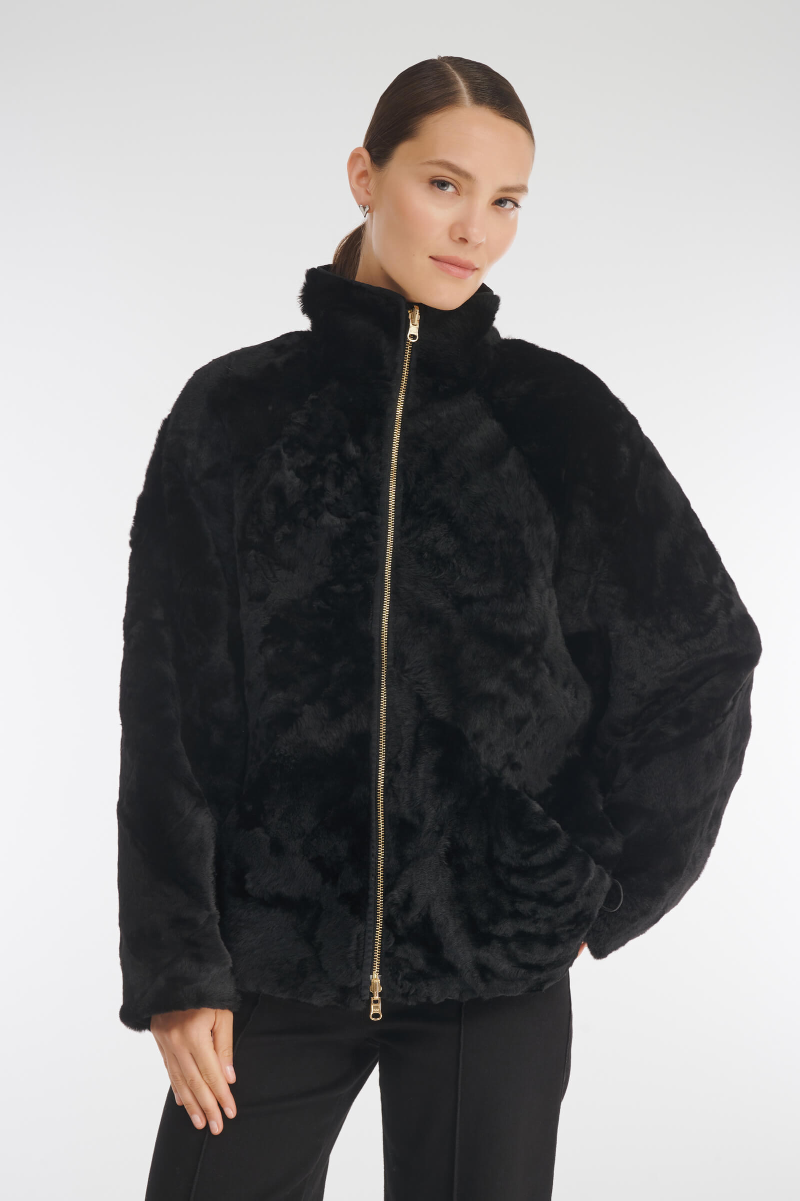 Дубленка двусторонняя из натурального меха Бренд Caterina Leman