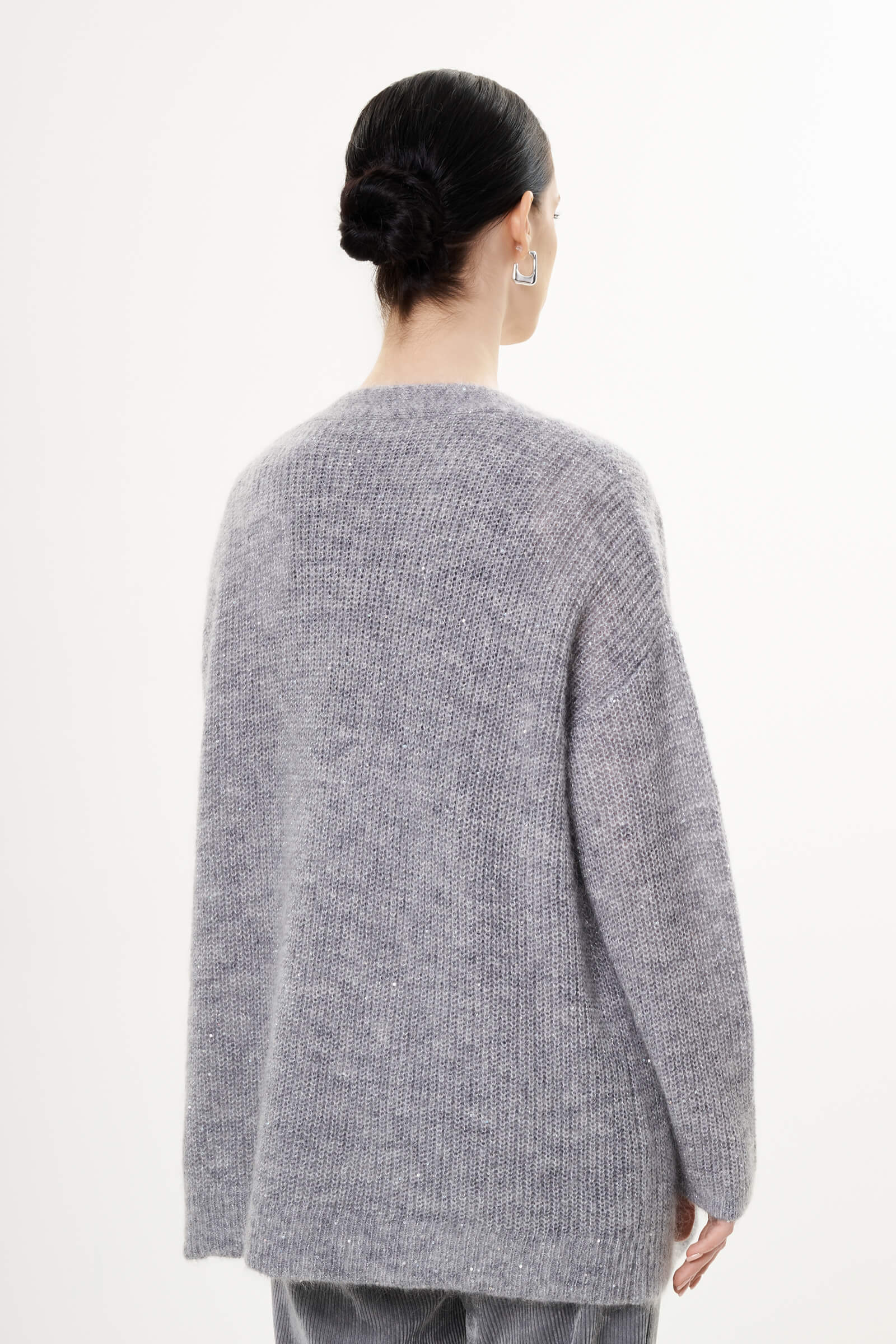 Кардиган на запах с шерстью и мохером Бренд Diana Gallesi