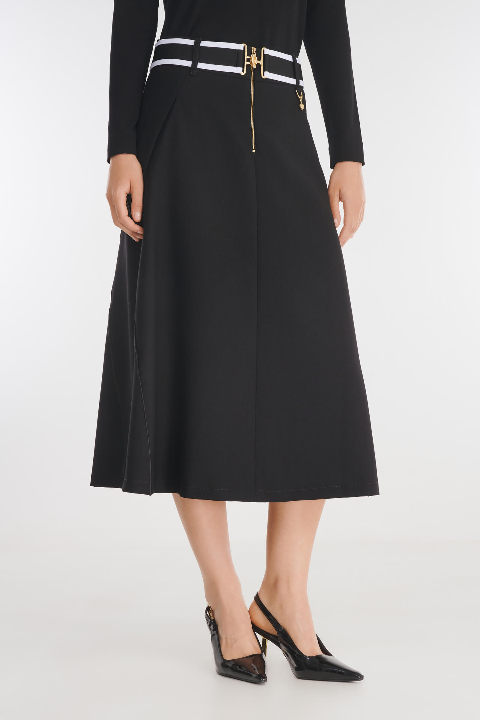 Расклешенная юбка из вискозы Бренд Caterina Leman