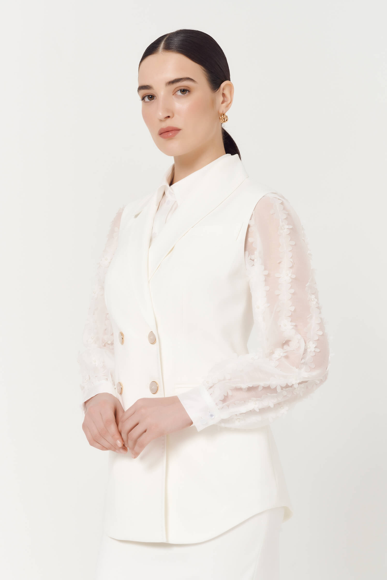 Жилет двубортный Бренд Caterina Leman