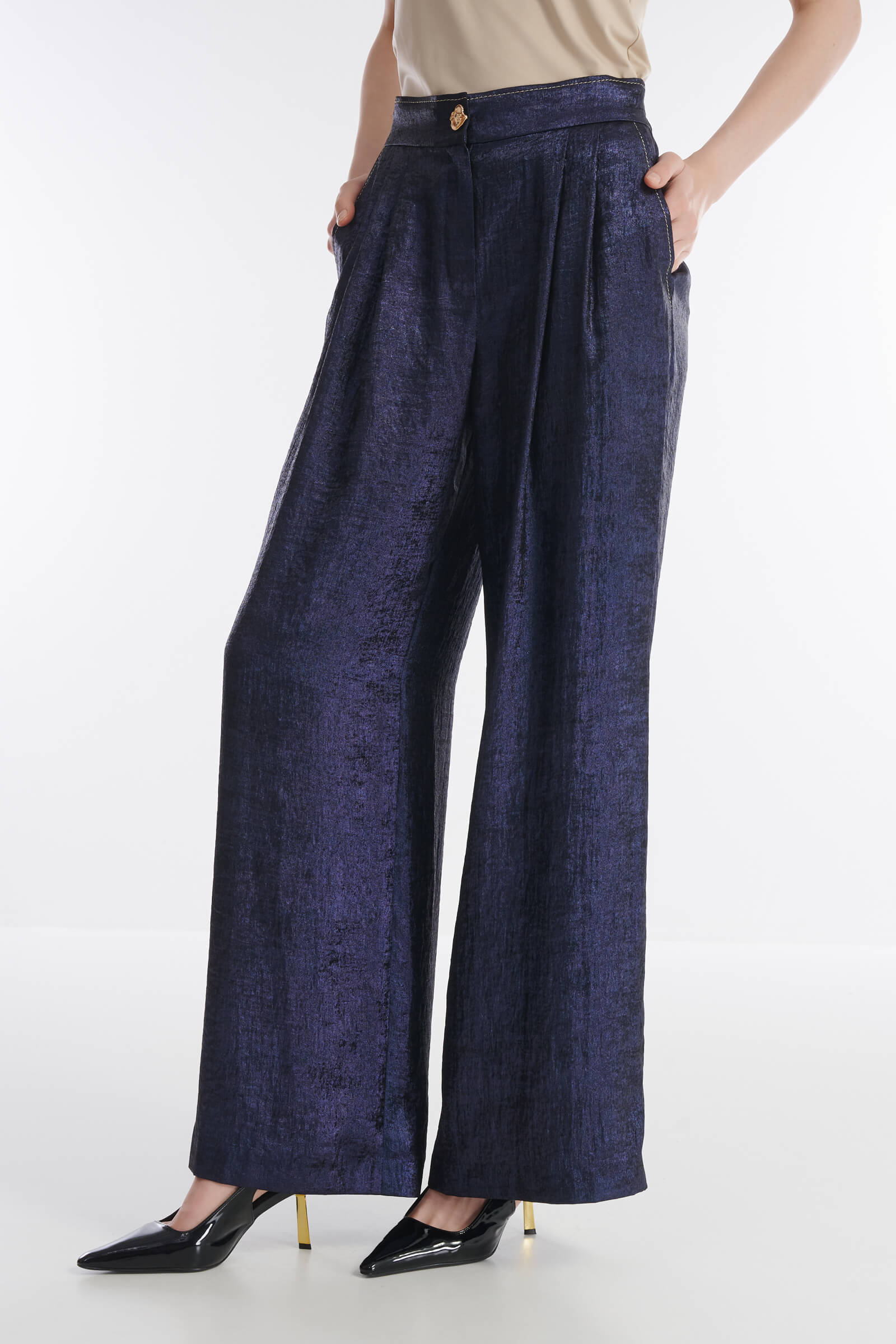 Брюки с защипами Бренд Caterina Leman