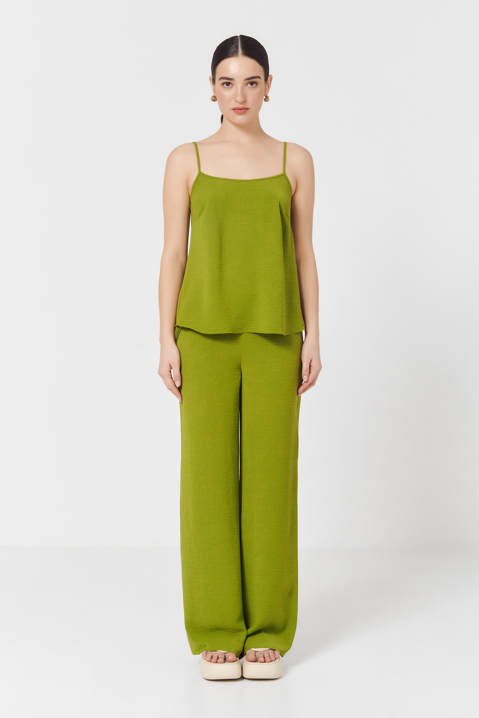 Широкие брюки из муслина Бренд Caterina Leman