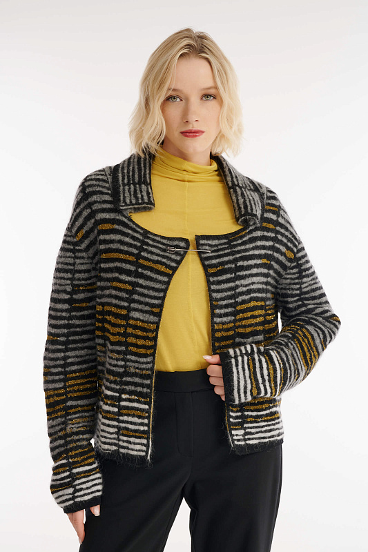 Короткий кардиган на запах Бренд Sarah Pacini