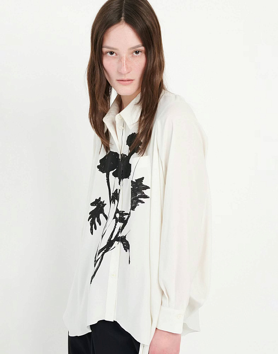 Рубашка с цветочным узором Бренд High