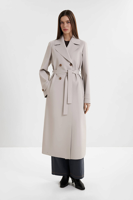 Двубортный плащ Бренд MM