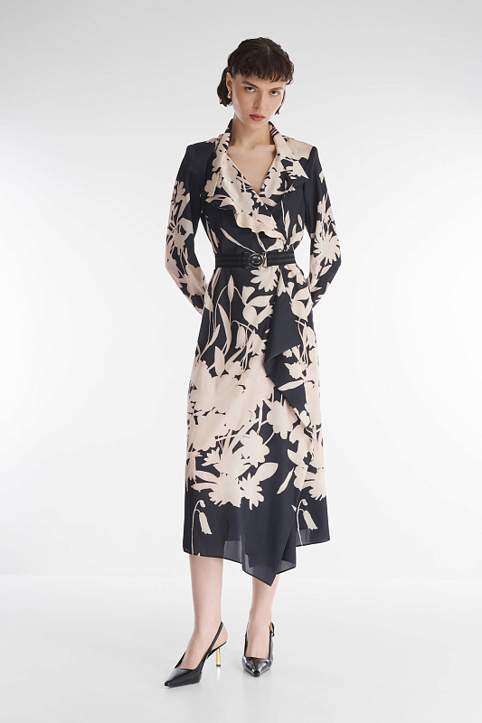 Платье на запах с асимметрией Бренд Caterina Leman