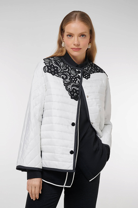 Куртка с контрастной вышивкой Бренд Caterina Leman