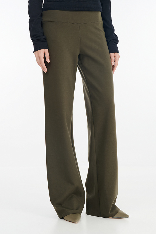 Широкие брюки с высокой посадкой Бренд Sarah Pacini