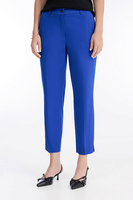 Укороченные брюки с небольшими разрезами Бренд Rocco Ragni